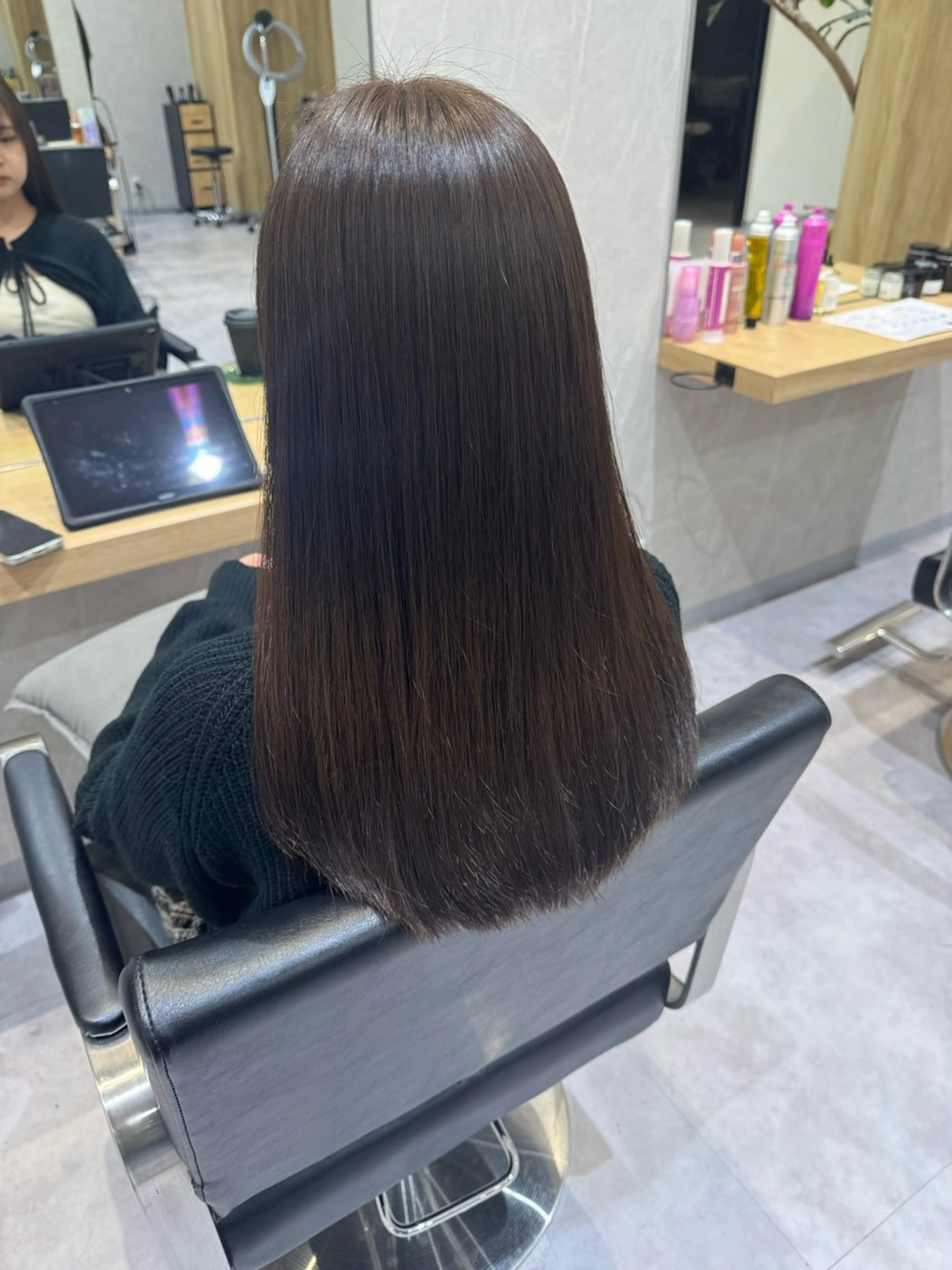 ロング 髪質改善 縮毛矯正 ヘアカラー 縮毛矯正 トリートメント 髪質改善/縮毛矯正 /メンズパーマ川田のヘアスタイル