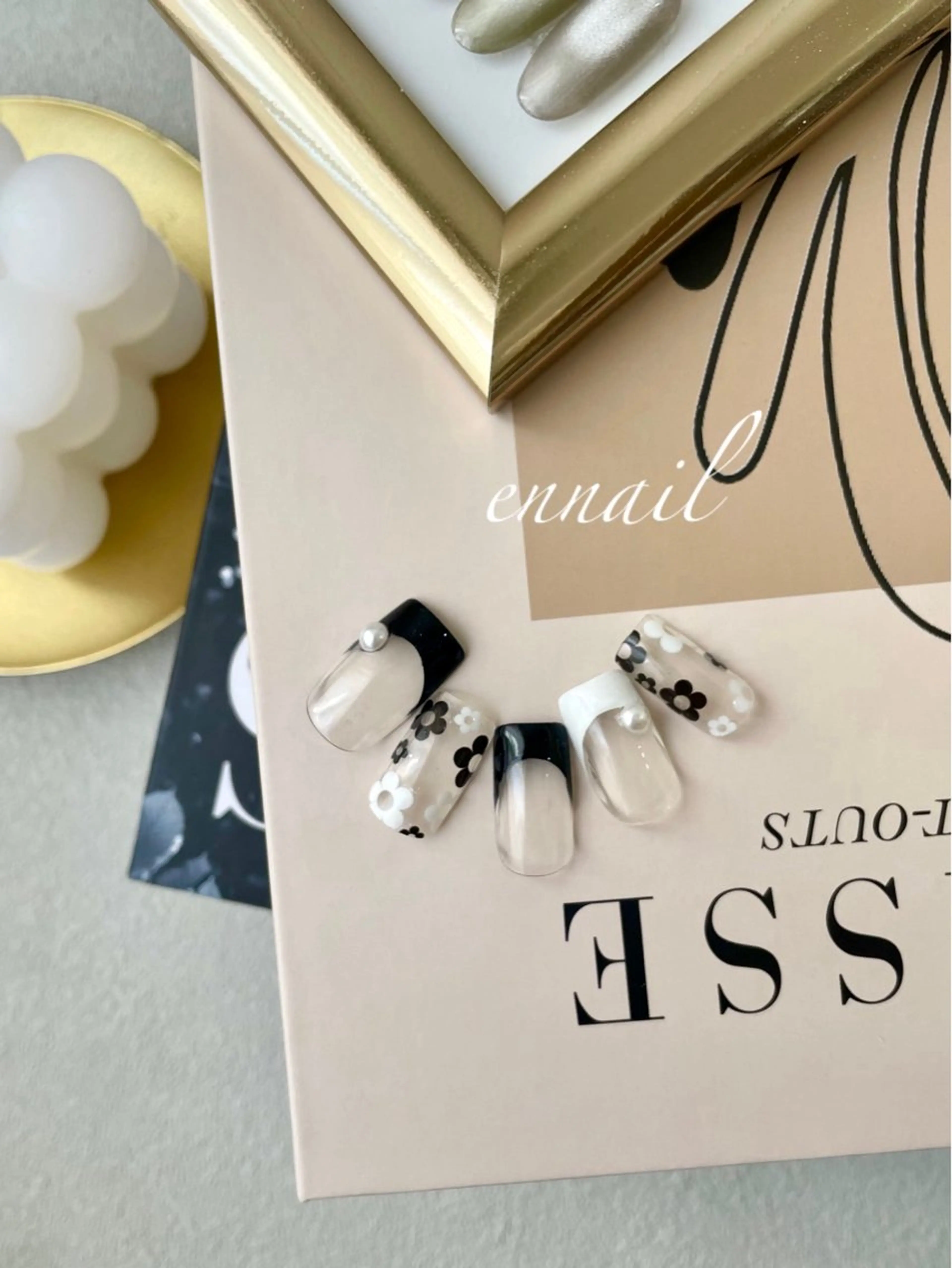 ネイル ハンドネイル プライベートサロン エンネイル 心斎橋のネイルデザイン