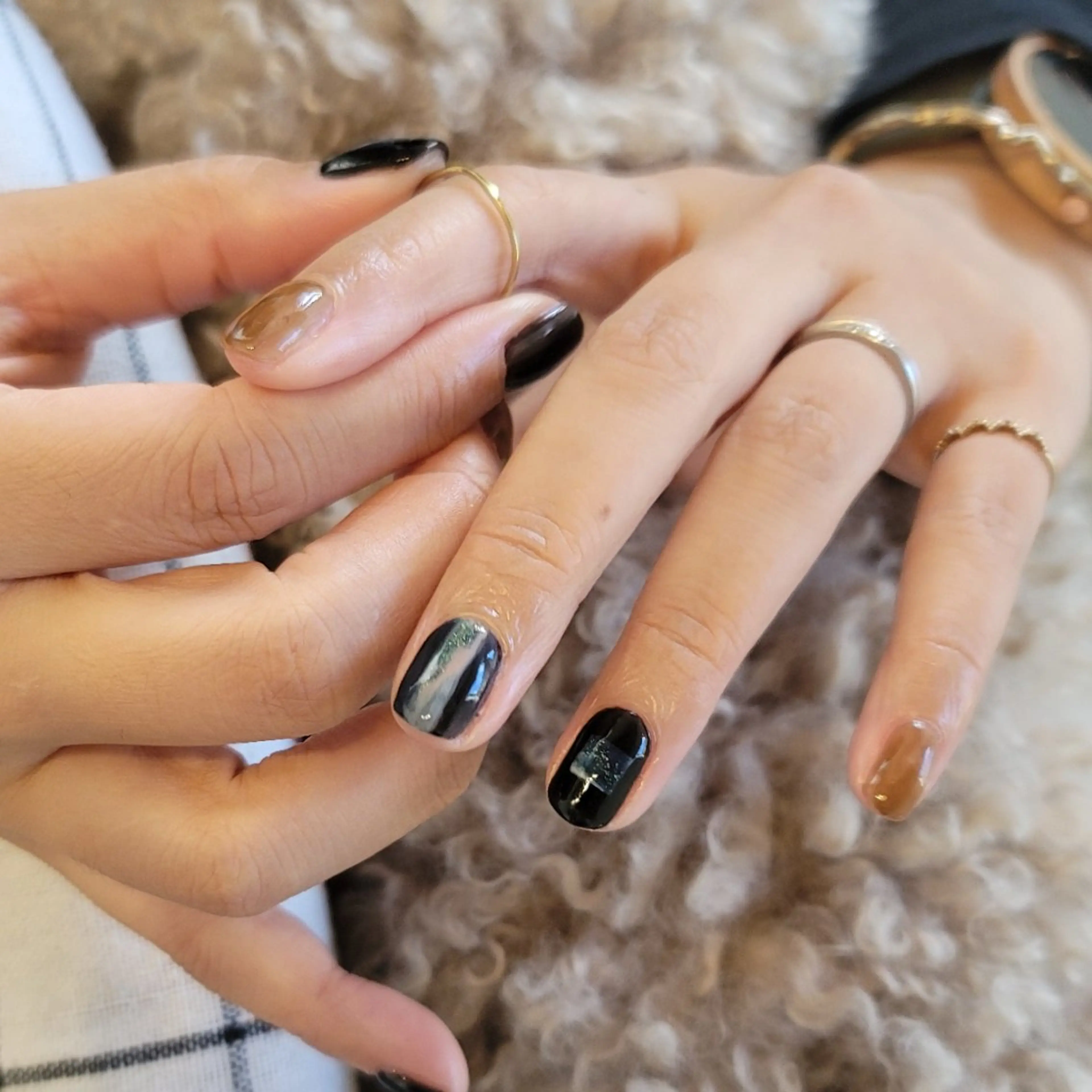 ネイル 持ち込み ハンドネイル 🌲🌳🚪iiit o🌲🌳🌲のネイルデザイン