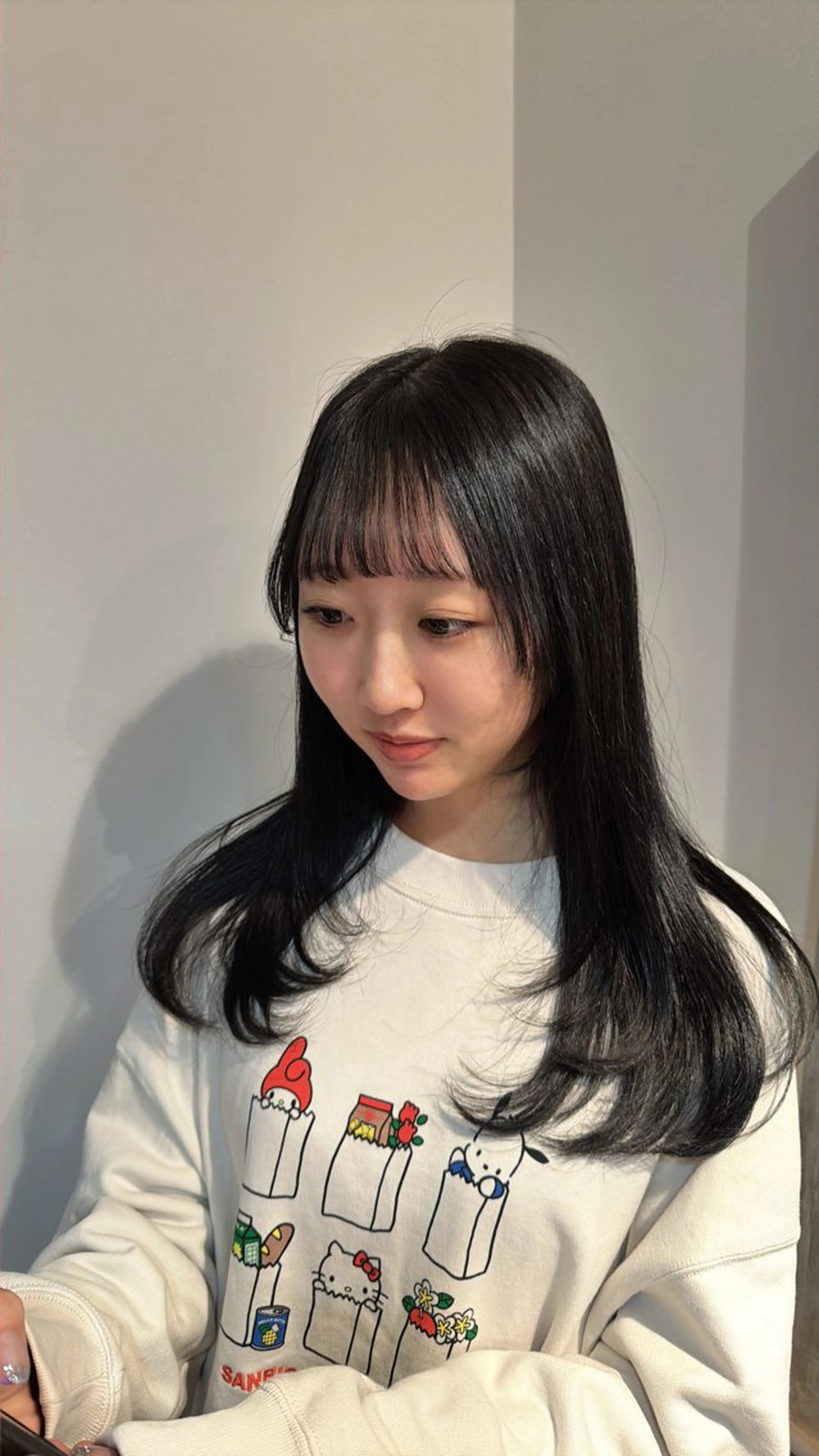 ロング レイヤーカット 榎本 紀美／カット募集中のヘアスタイル