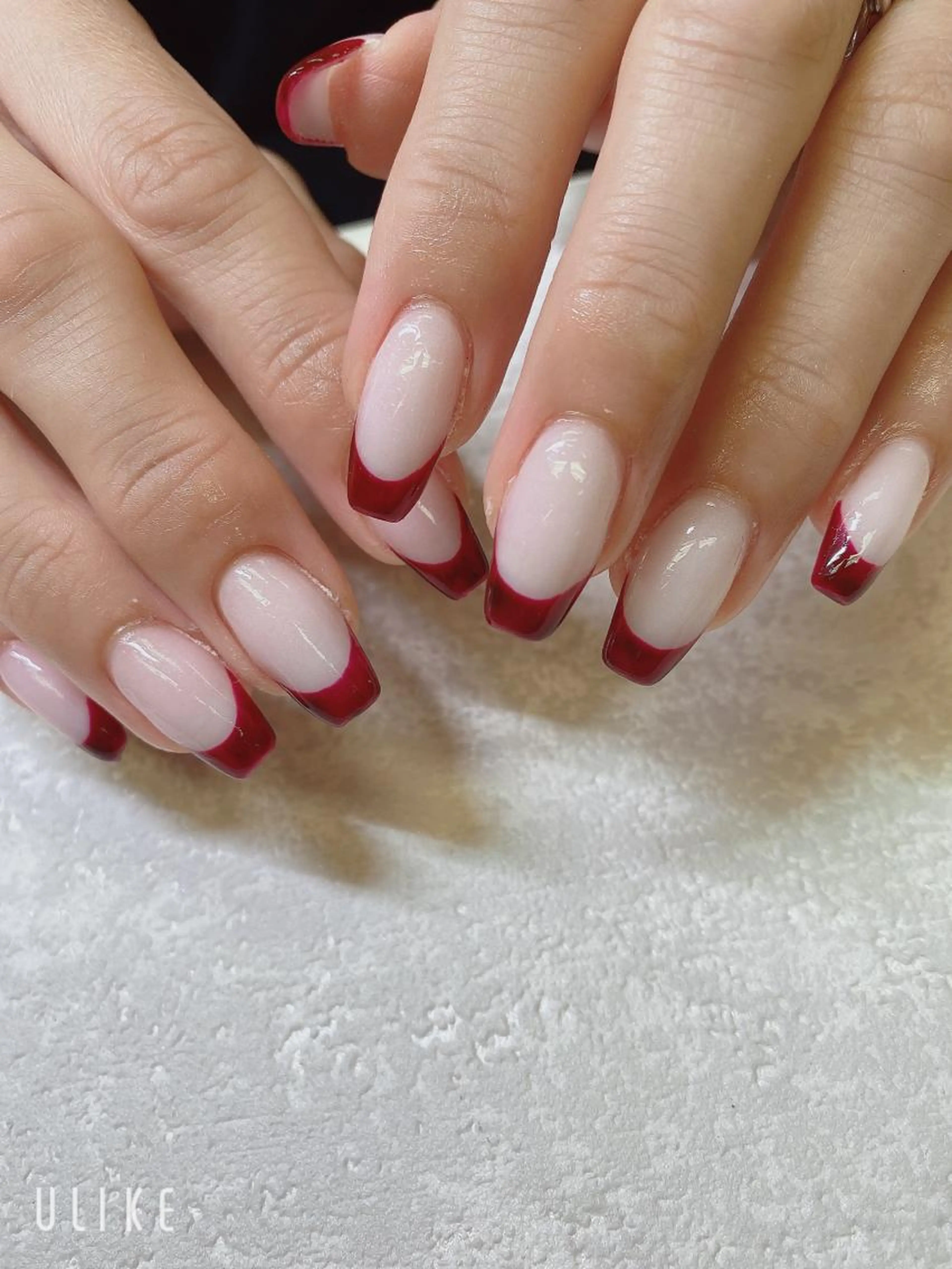 フレンチジェルネイル💅ベースクリアになります✨の写真