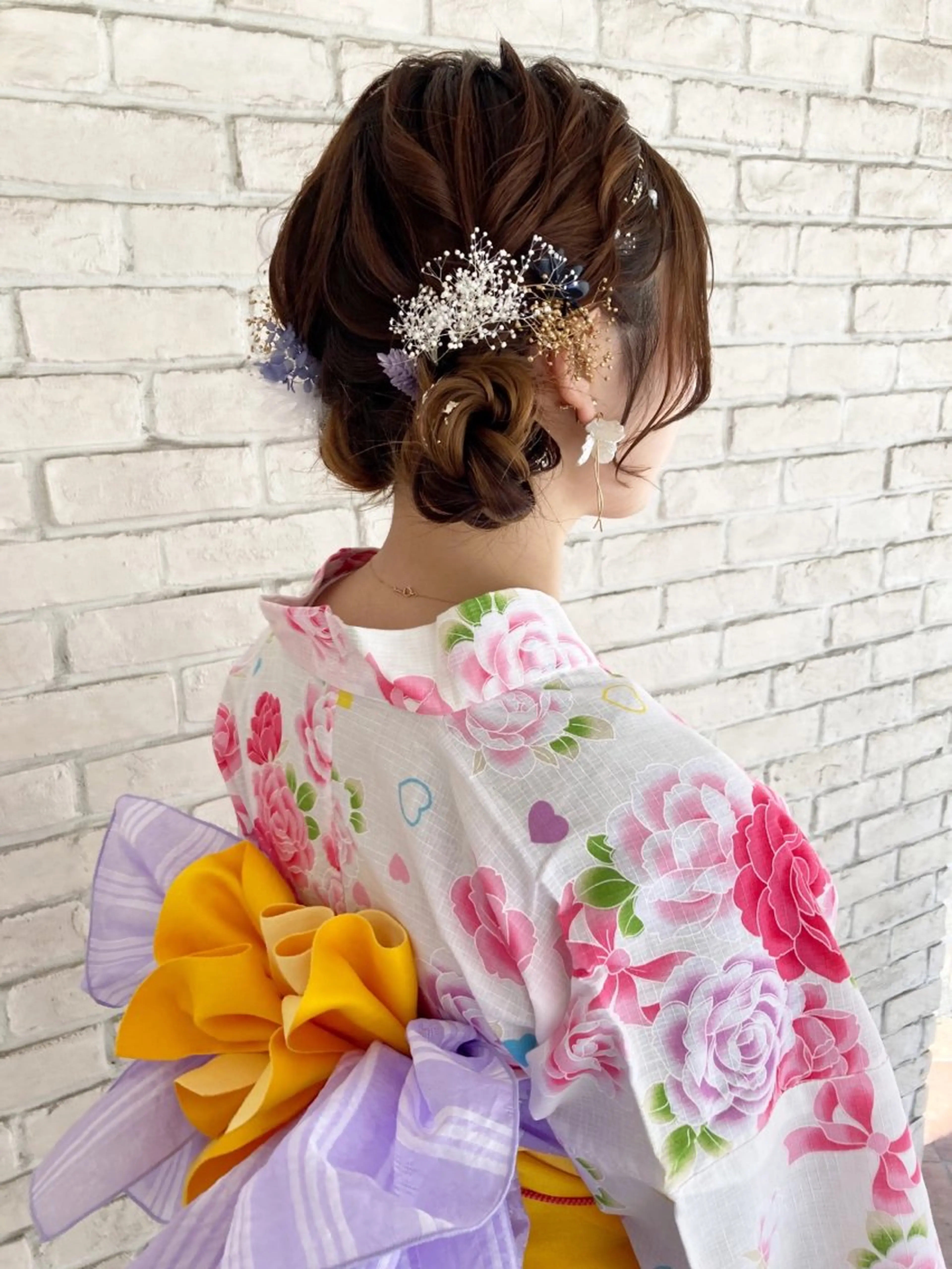 着付け あやかショート 白髪ぼかしのヘアスタイル