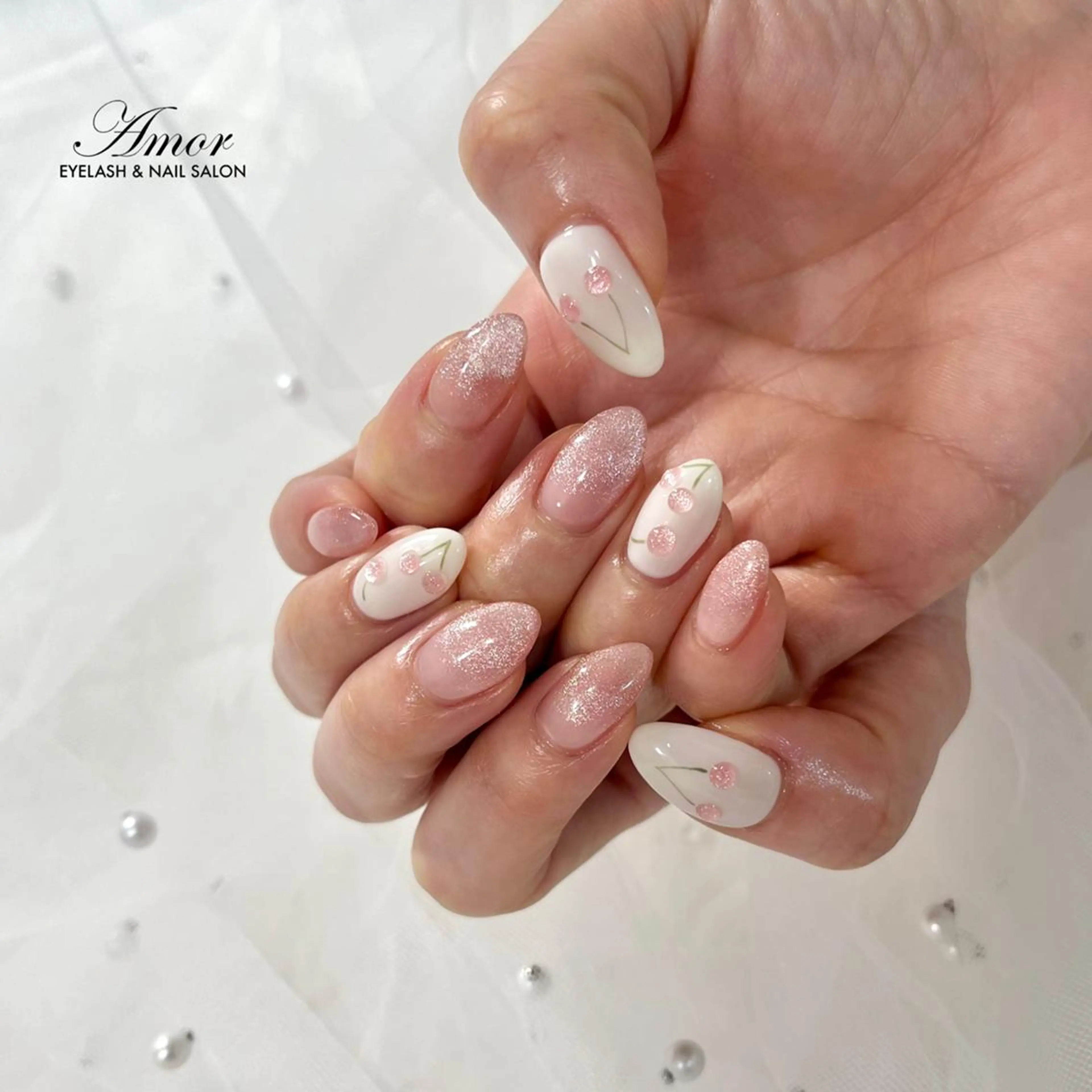 ネイル 春ネイル ハンドネイル Nailst ★Rika★のネイルデザイン