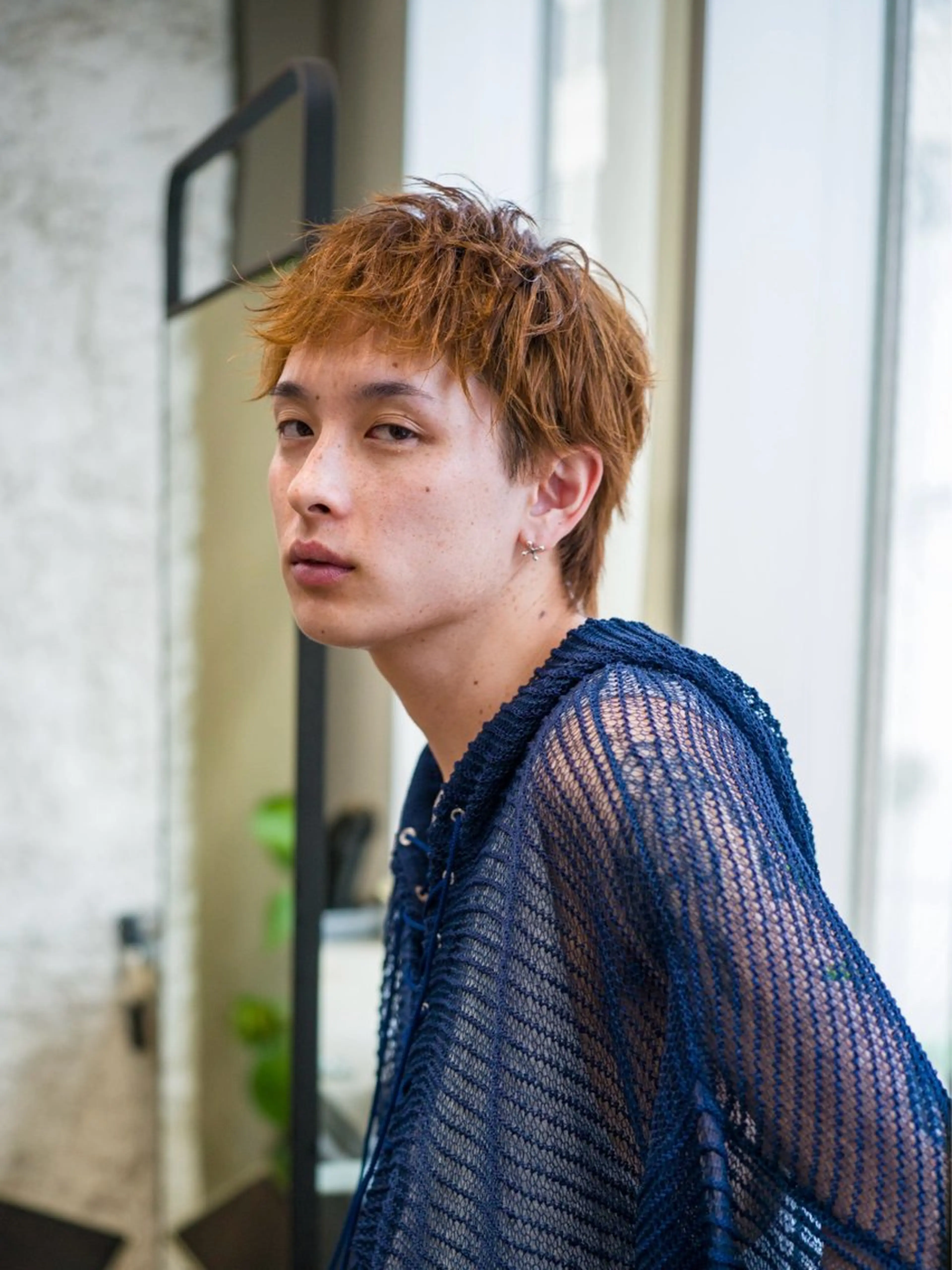 メンズカット+ヘアカラーの写真