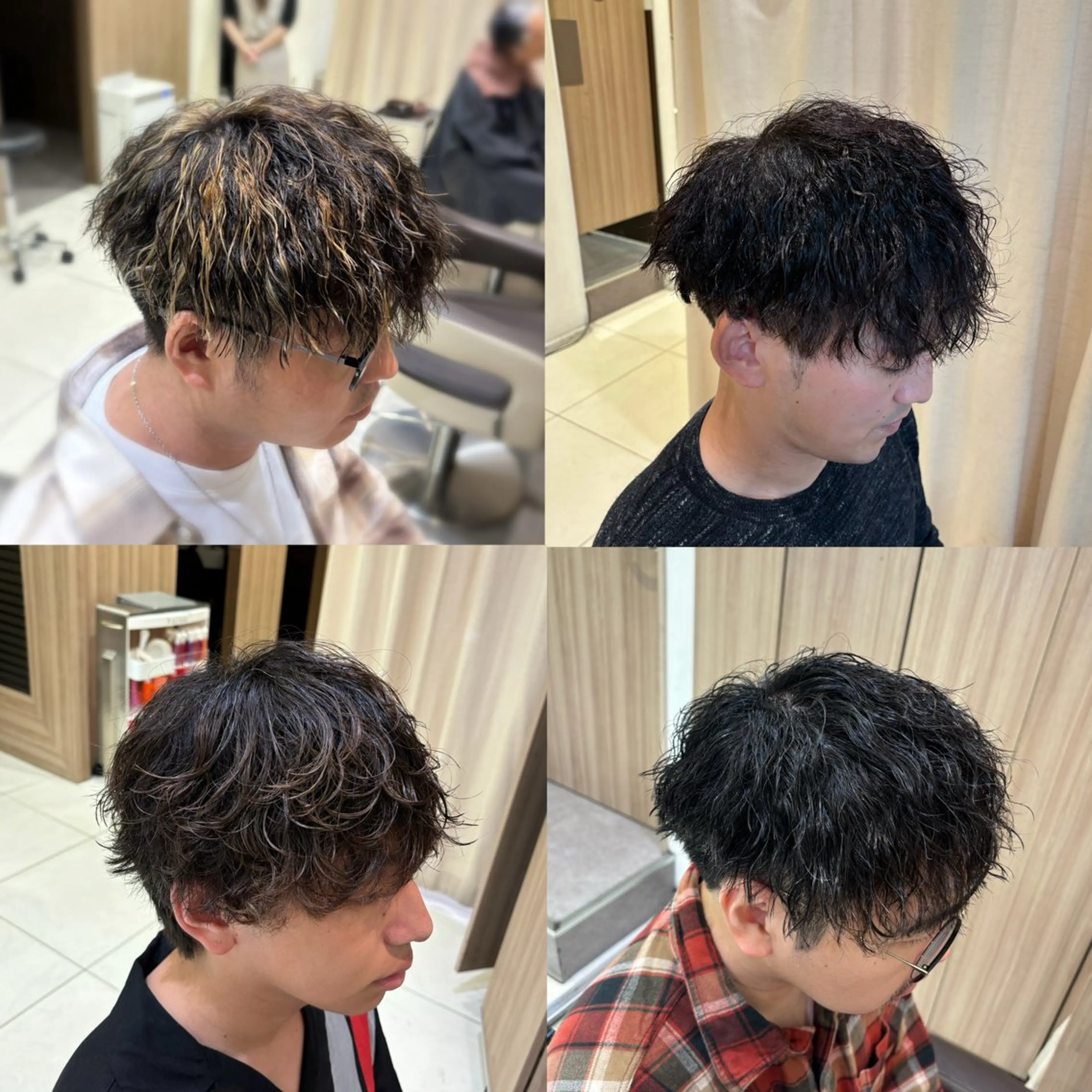 パーマ メンズ メンズパーマ 波巻きパーマ スパイラルパーマ メンズパーマ/ 縮毛/レイヤーaoiのヘアスタイル