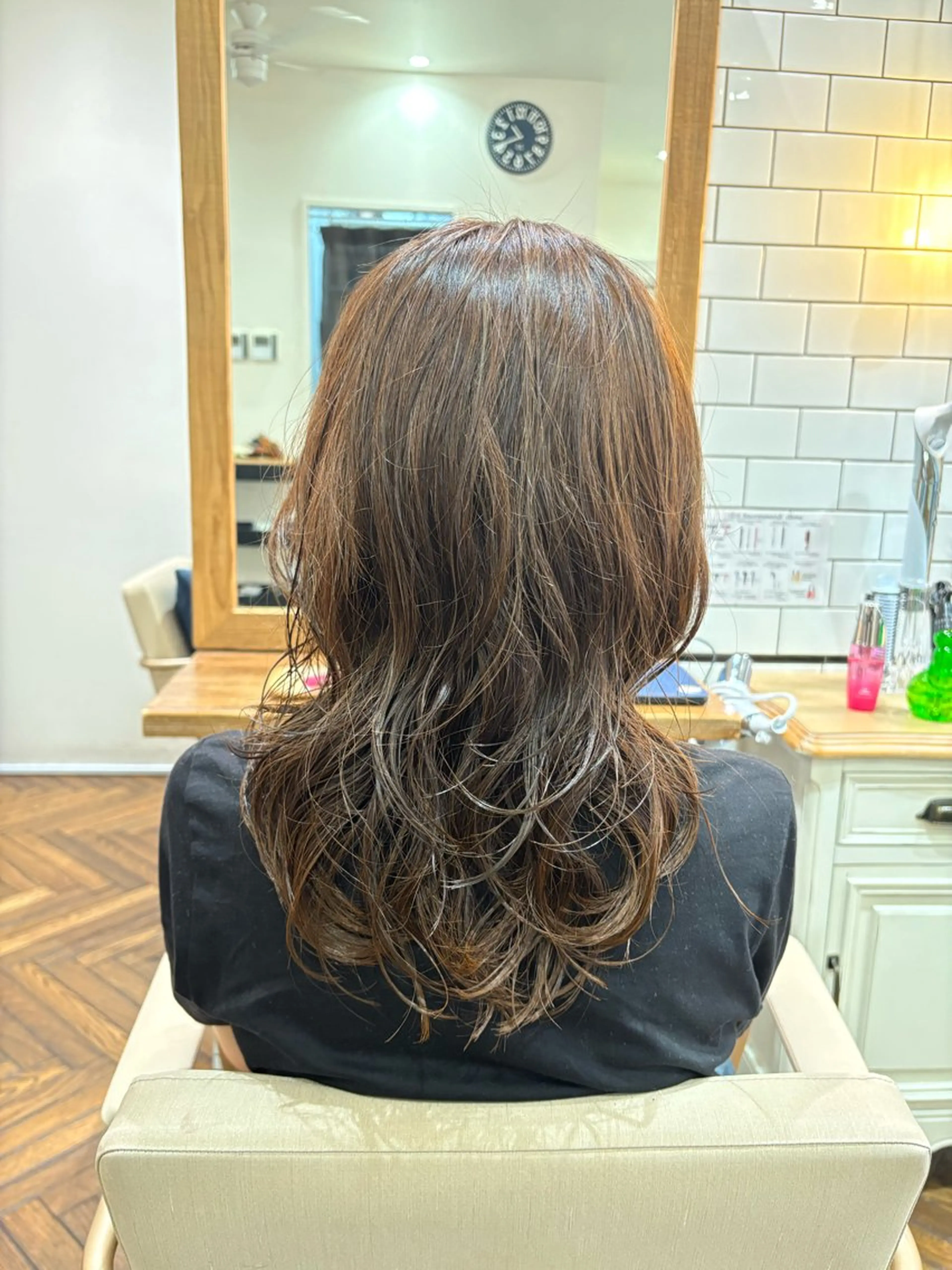 ロング 韓国レイヤー/透明感 カラー/Harukiのヘアスタイル