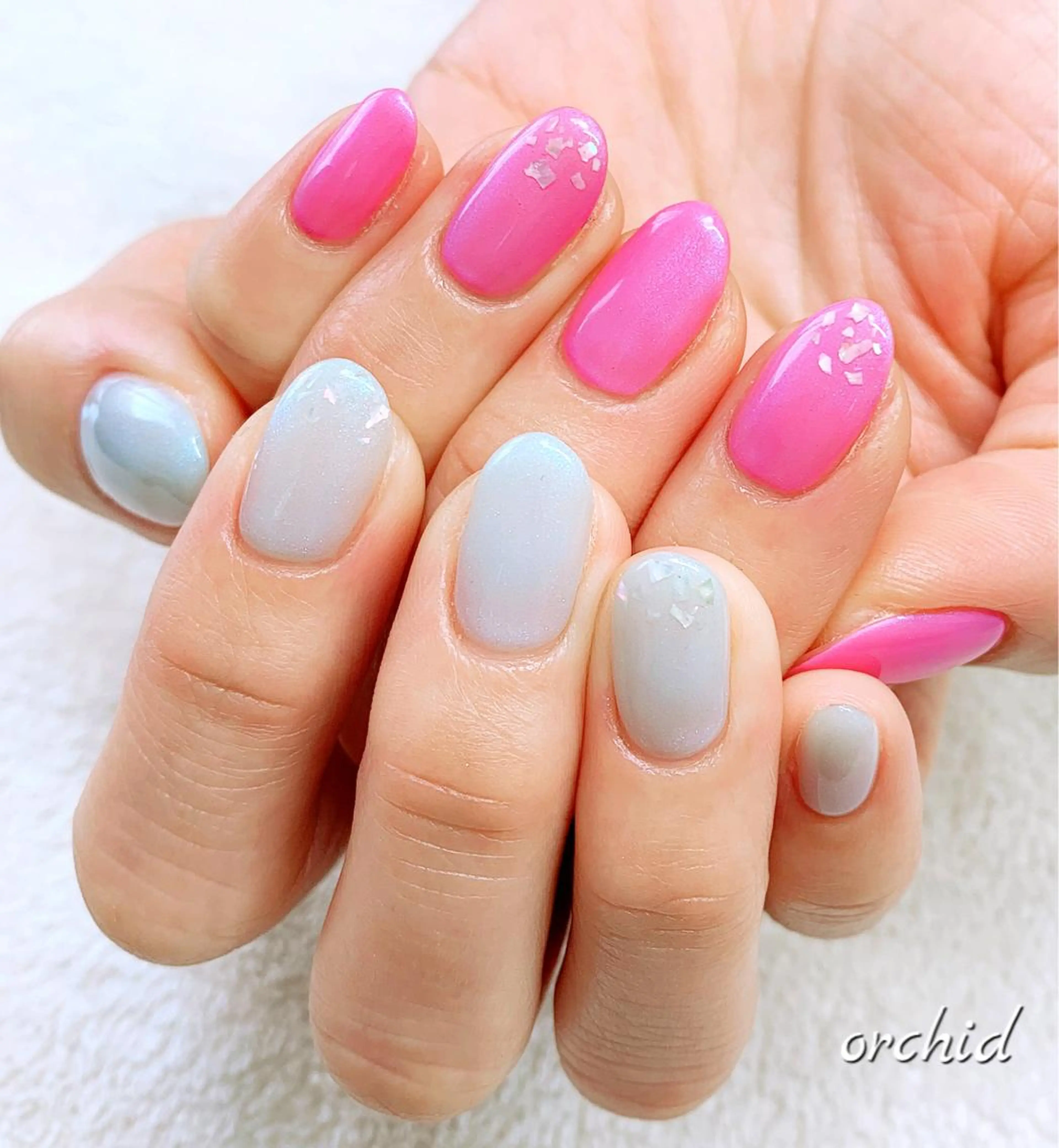 ネイル ハンドネイル フットネイル orchid ♡オーキッドのネイルデザイン
