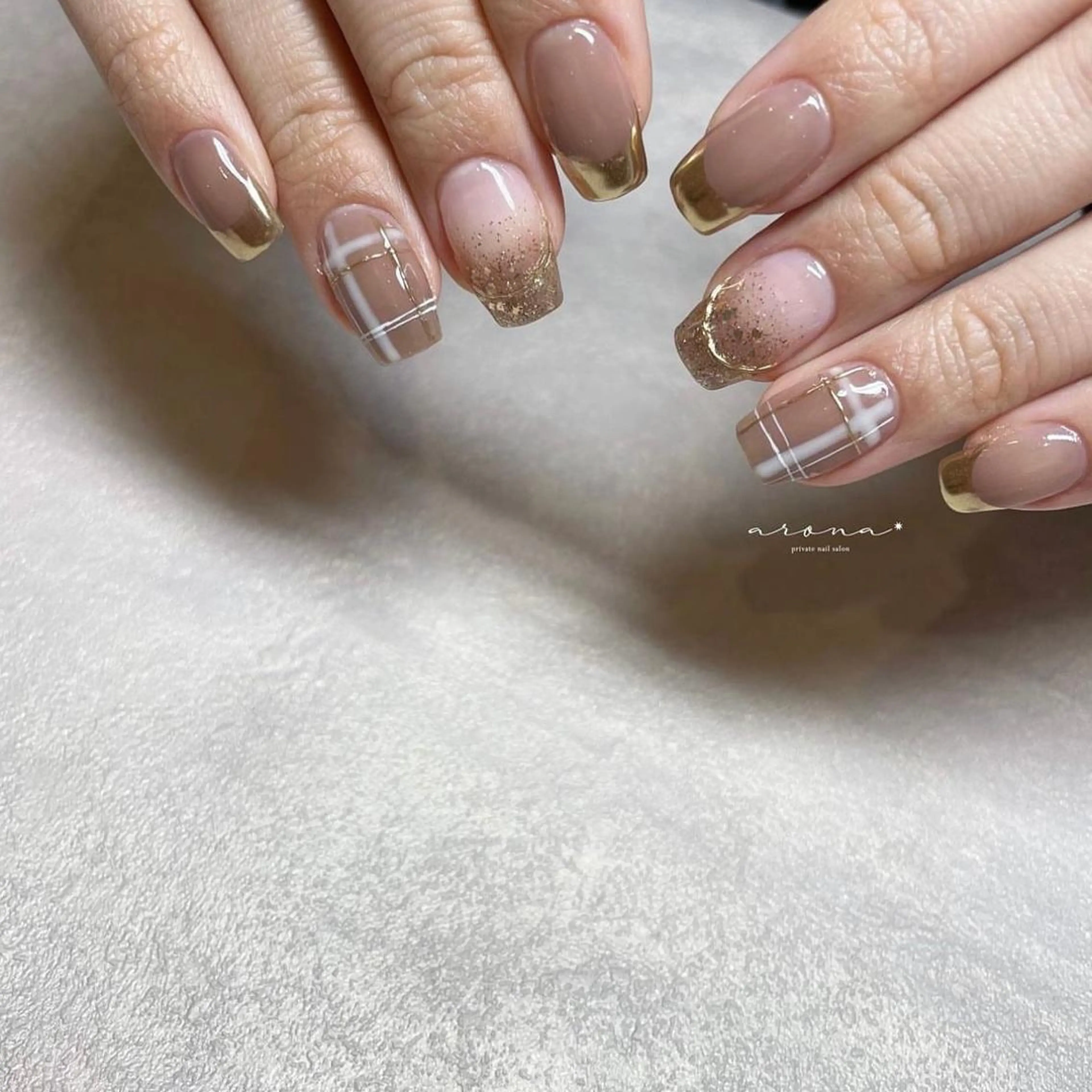 ネイル ハンドネイル nail salon ✷aronaのネイルデザイン