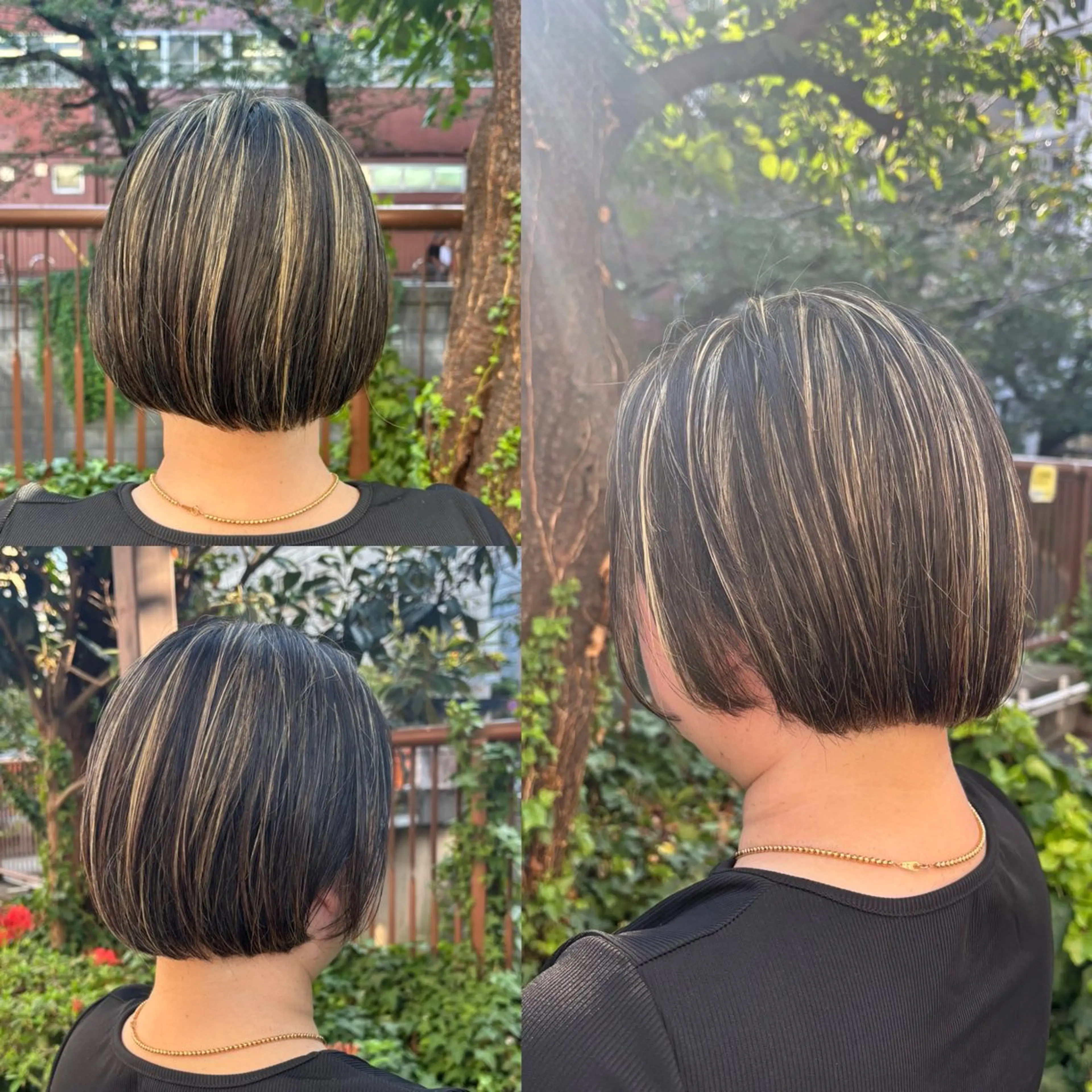 ミディアム カラー ハイライトカラー ハイライト 看板犬がお出迎え◎ 初めてでも安心◎のヘアスタイル