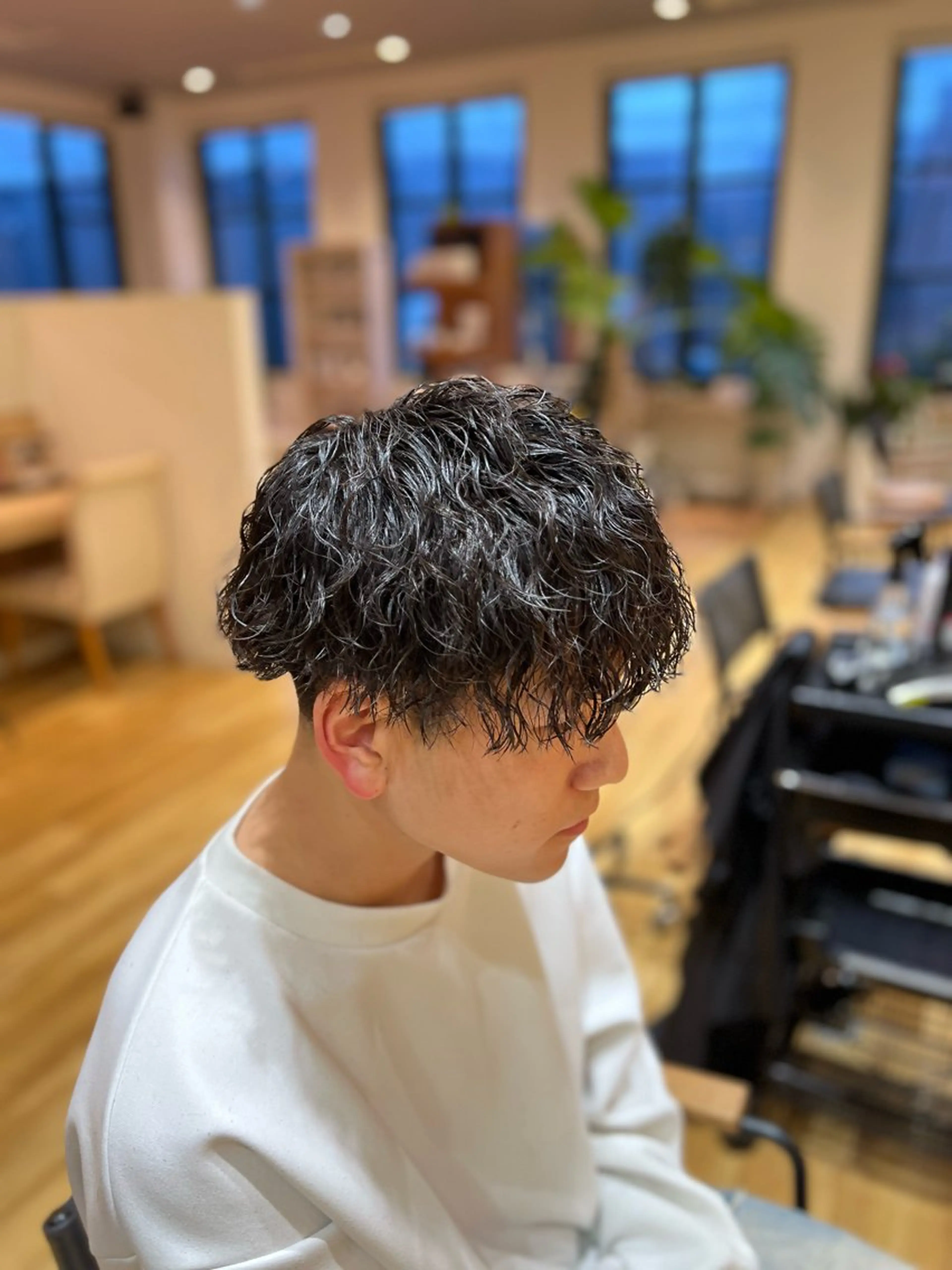 パーマ メンズ カット パーマ 瀬野凌介/メンズ カット/パーマのヘアスタイル