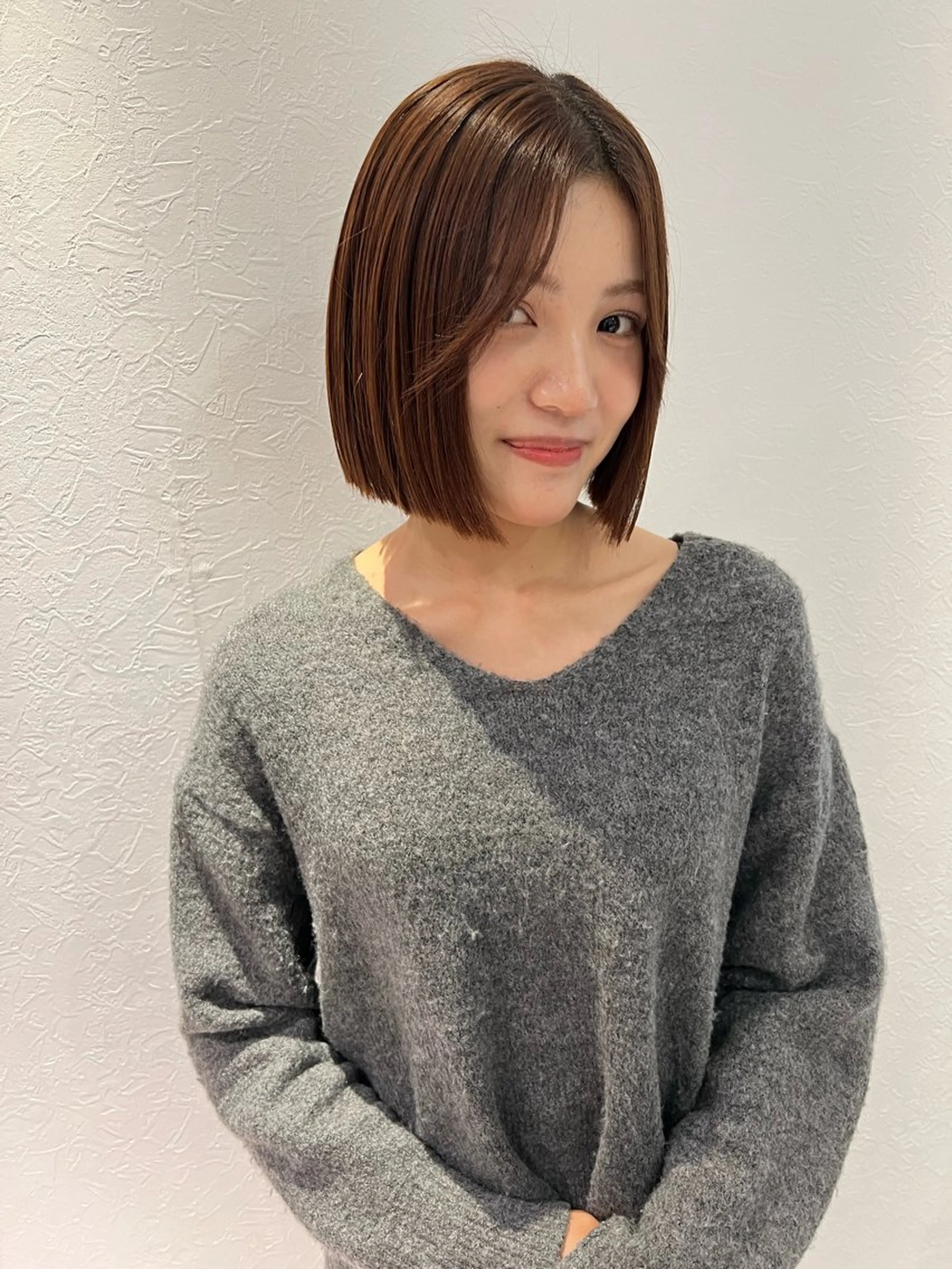 ショート カラー ヘアアレンジ ボブ 「sumi」 AMIのヘアスタイル