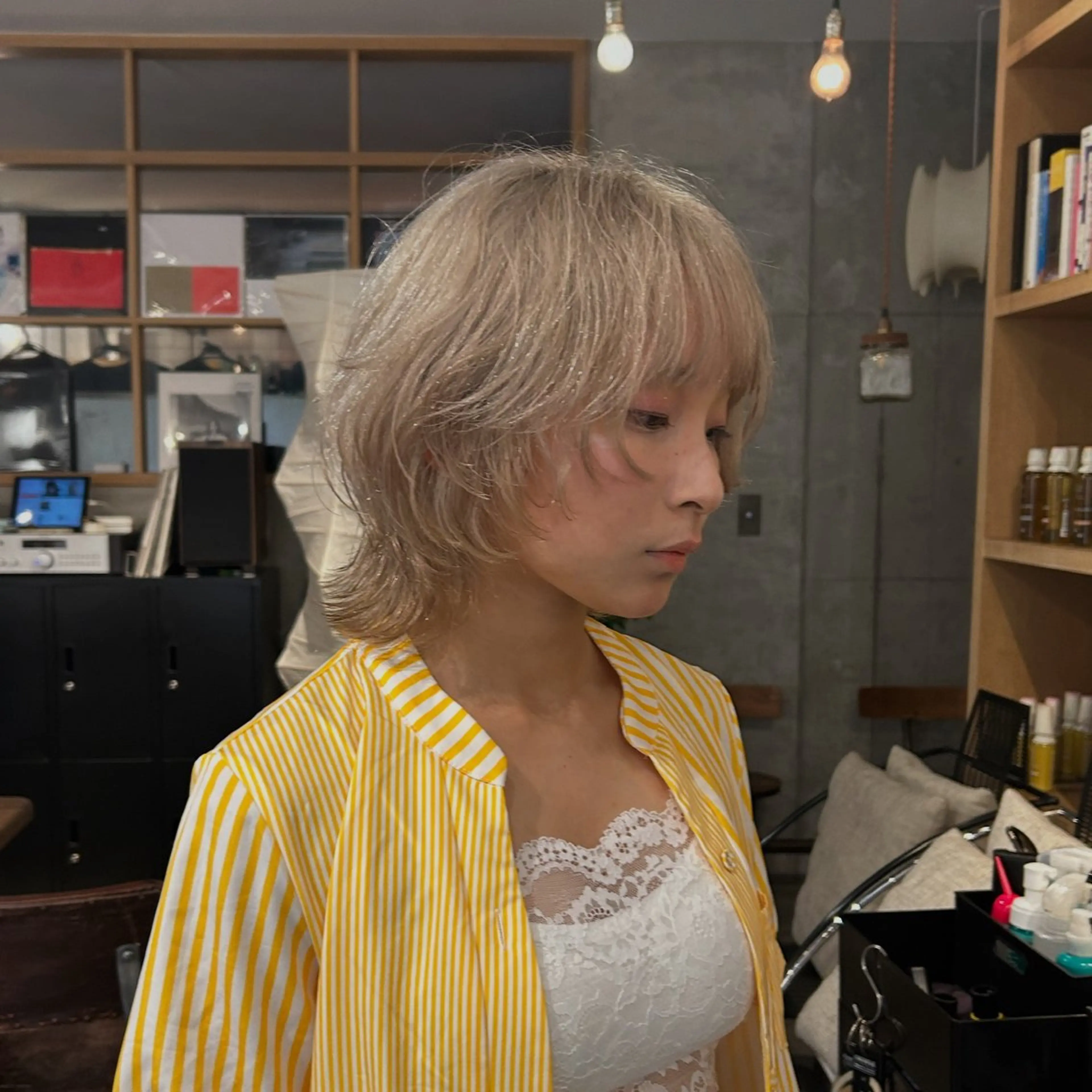 カラー ヘアカラー ⭐️植田瑠菜⭐️ カラー／縮毛矯正のヘアスタイル