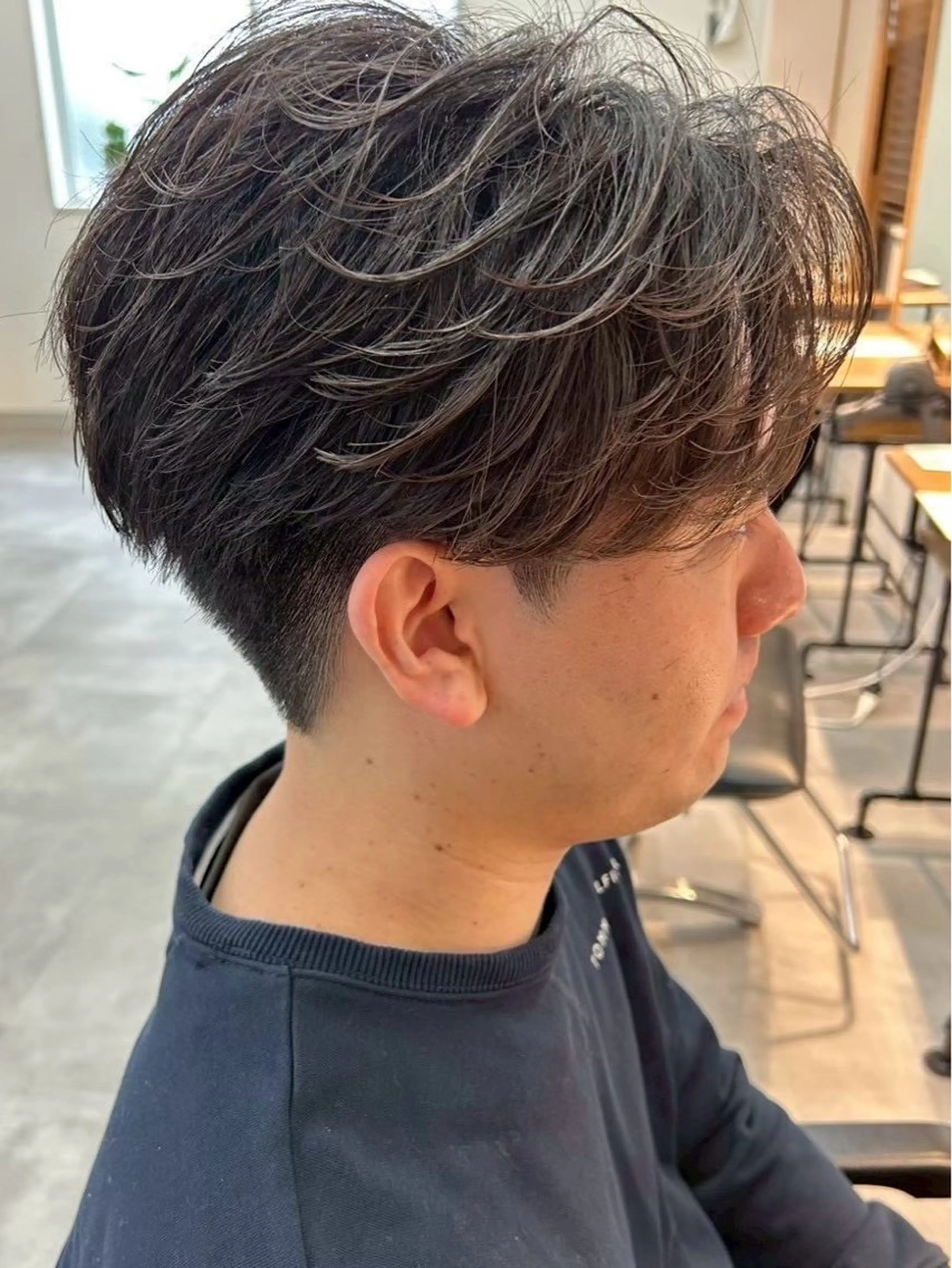 ミディアム メンズパーマ特化 /メンズ支持率◎のヘアスタイル