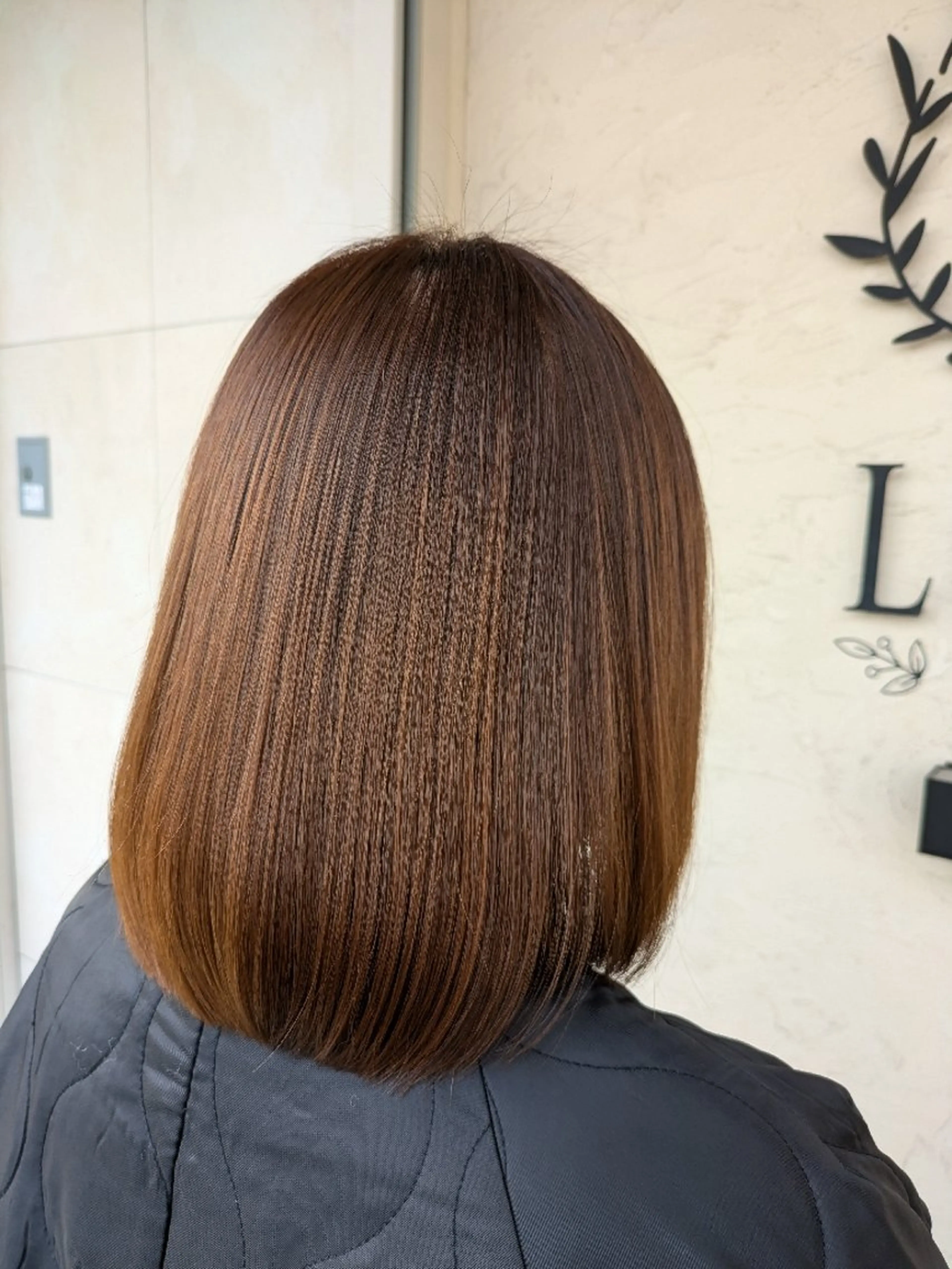 ミディアム ミディアムパーマ トリートメント カット ヘアカラー ヘッドスパ 中谷　千鶴 ◎ブリーチカラー得意のヘアスタイル