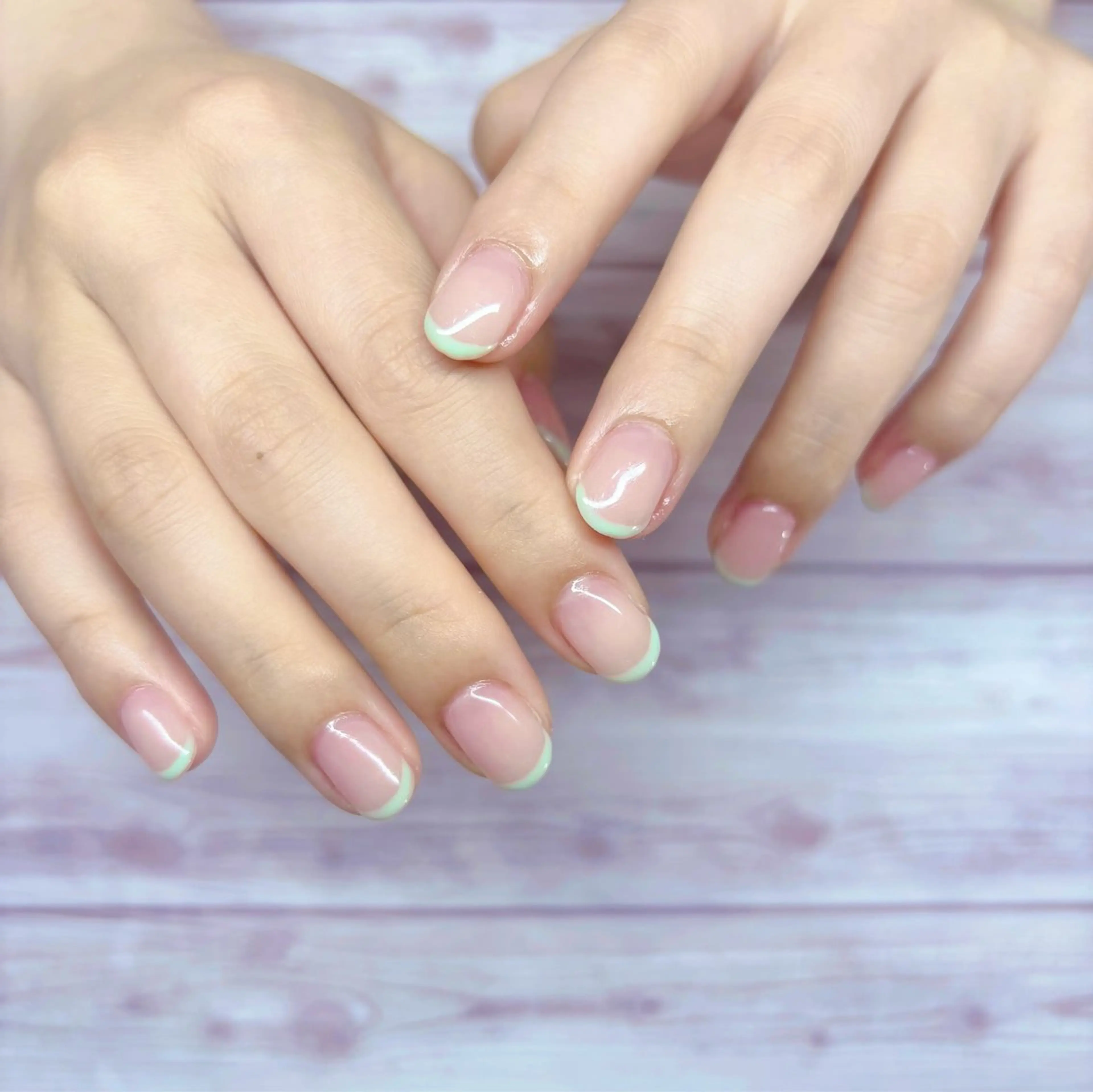 ネイル フレンチネイル MYu Beauty Salon  MAIのネイルデザイン