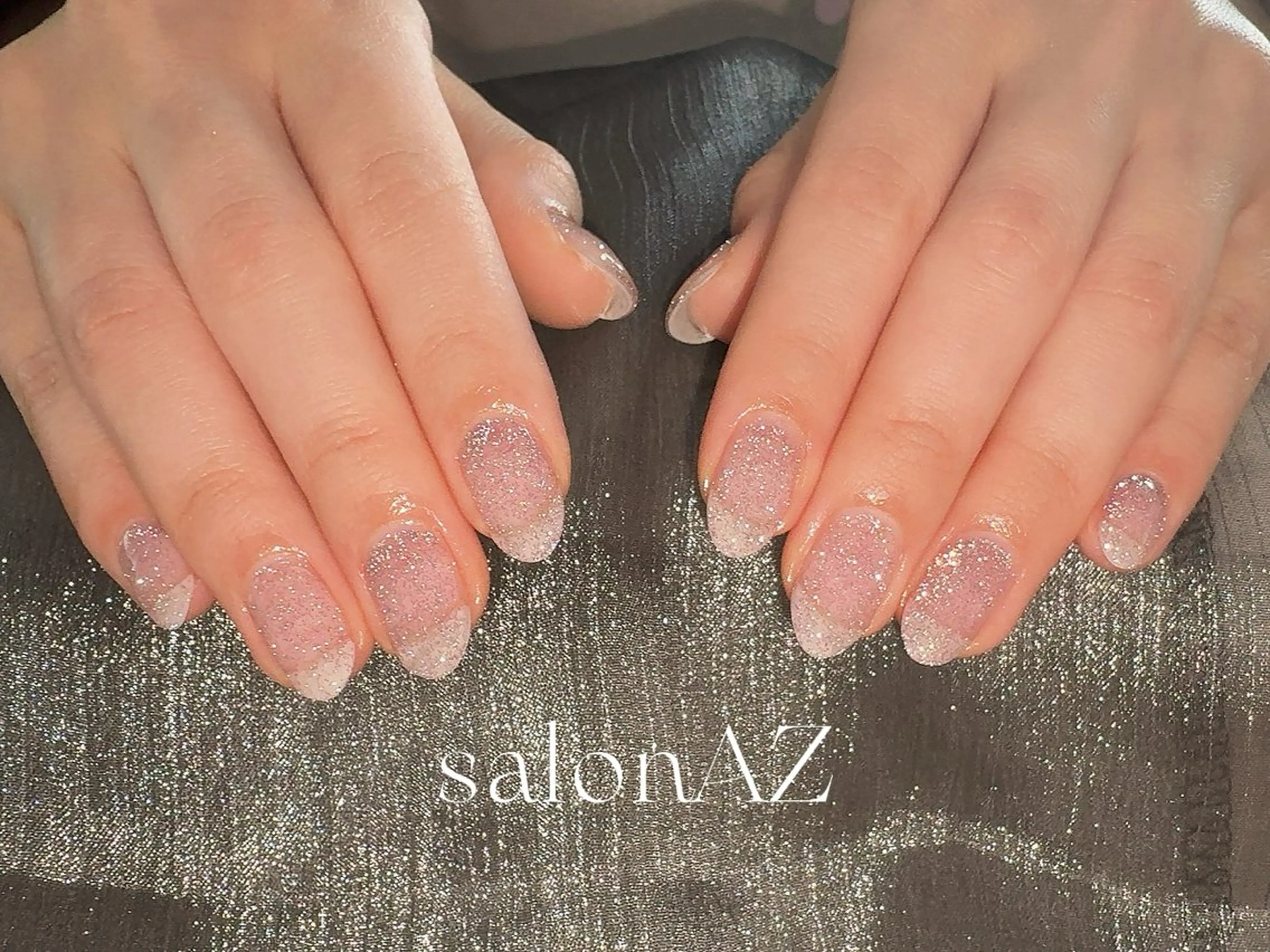 ネイル 桜ネイル 長さ出し フットネイル フレンチネイル ジェルネイル salon AZのネイルデザイン