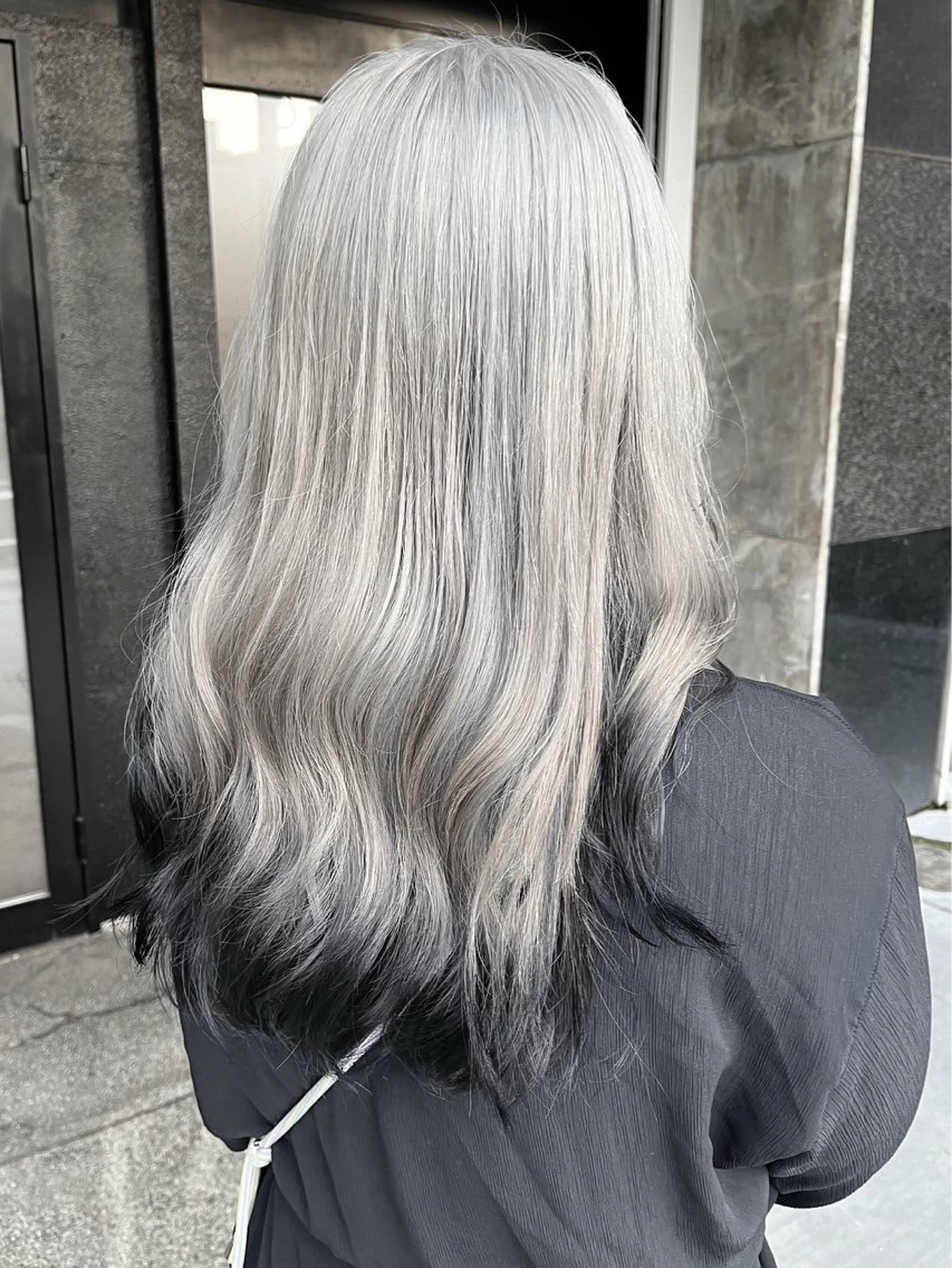 ロング カット ヘアカラー トリートメント ハイトーン/韓国風/ 艶髪/吉祥寺のヘアスタイル