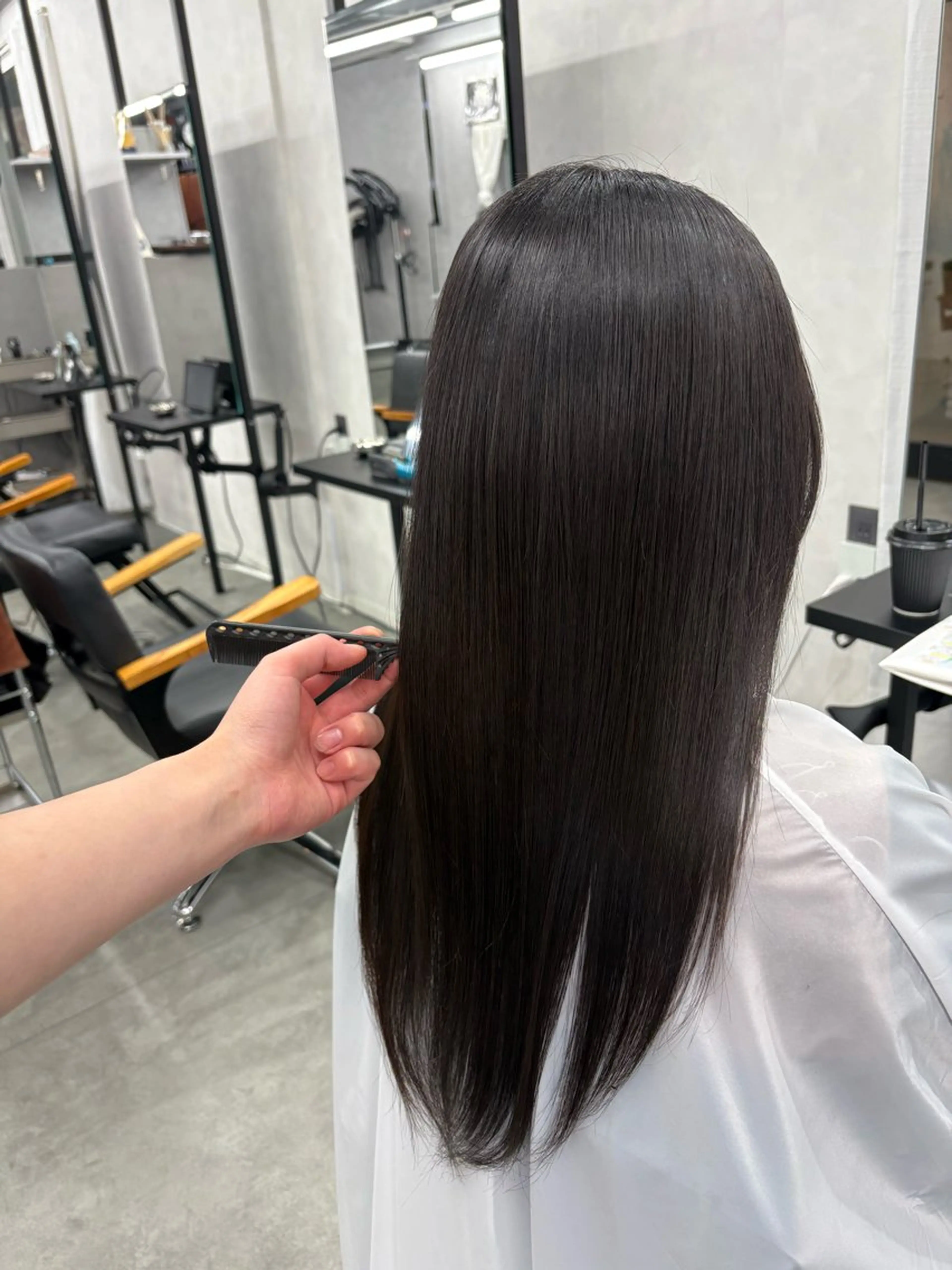 ロング 縮毛矯正 LIV My(マイ) 髪質改善/箕面のヘアスタイル