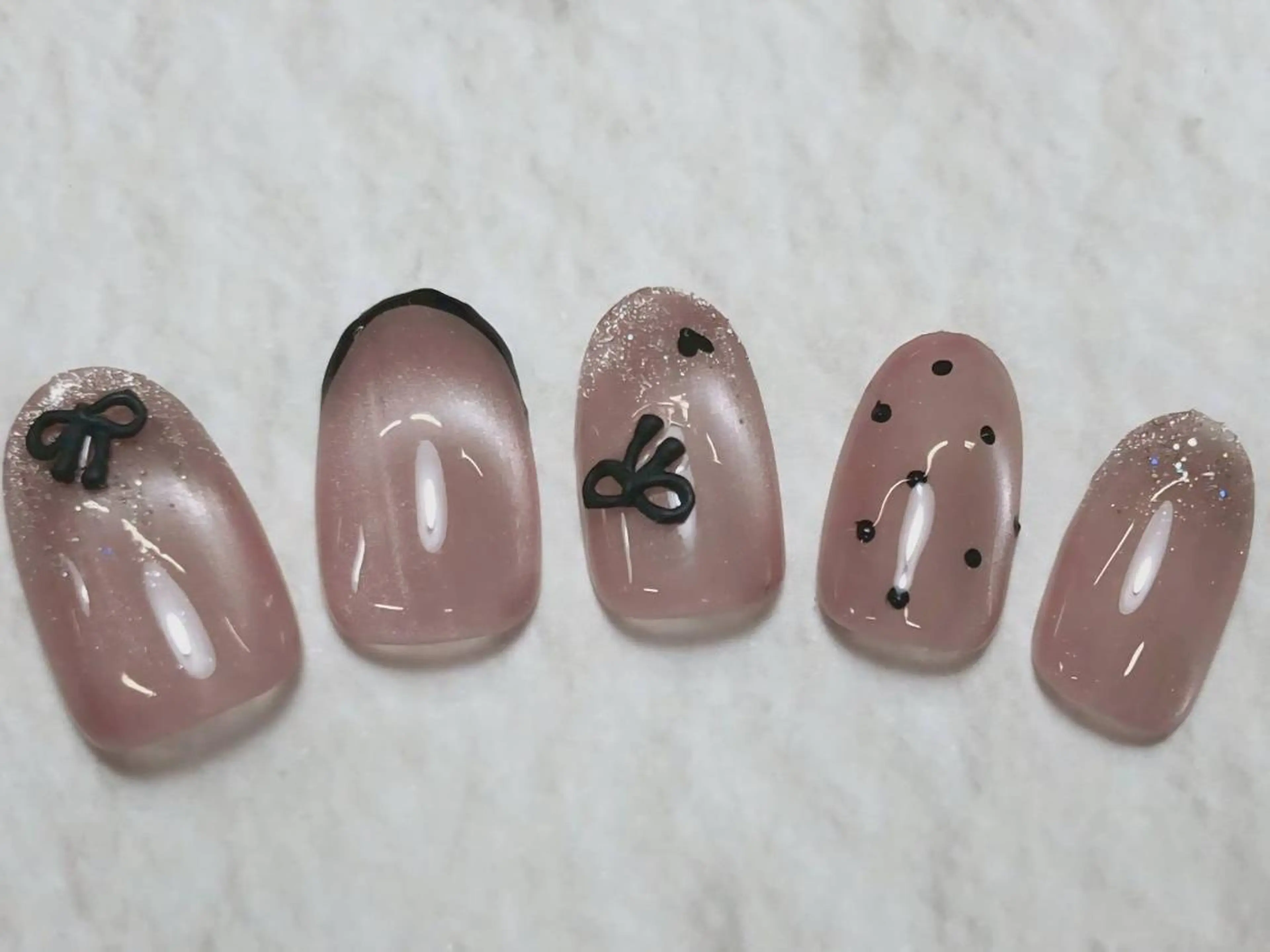 ネイル ジェルネイル 韓国ネイル パラジェル シンプルネイル ワンホンネイル ハンドネイル MIHANAネイル 西川口店のネイルデザイン