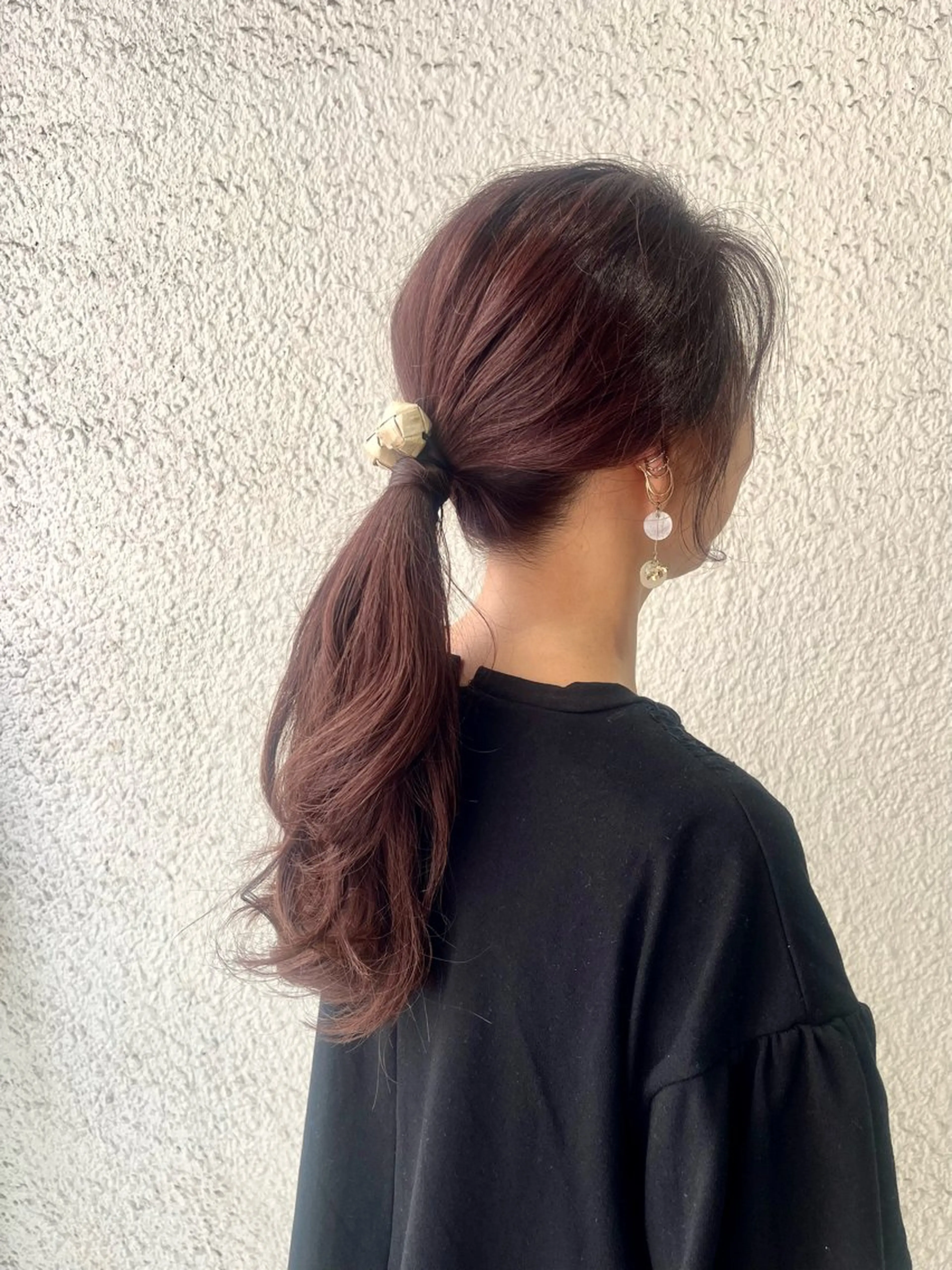 ロング カラー ヘアアレンジ 吉田 小百合のヘアスタイル