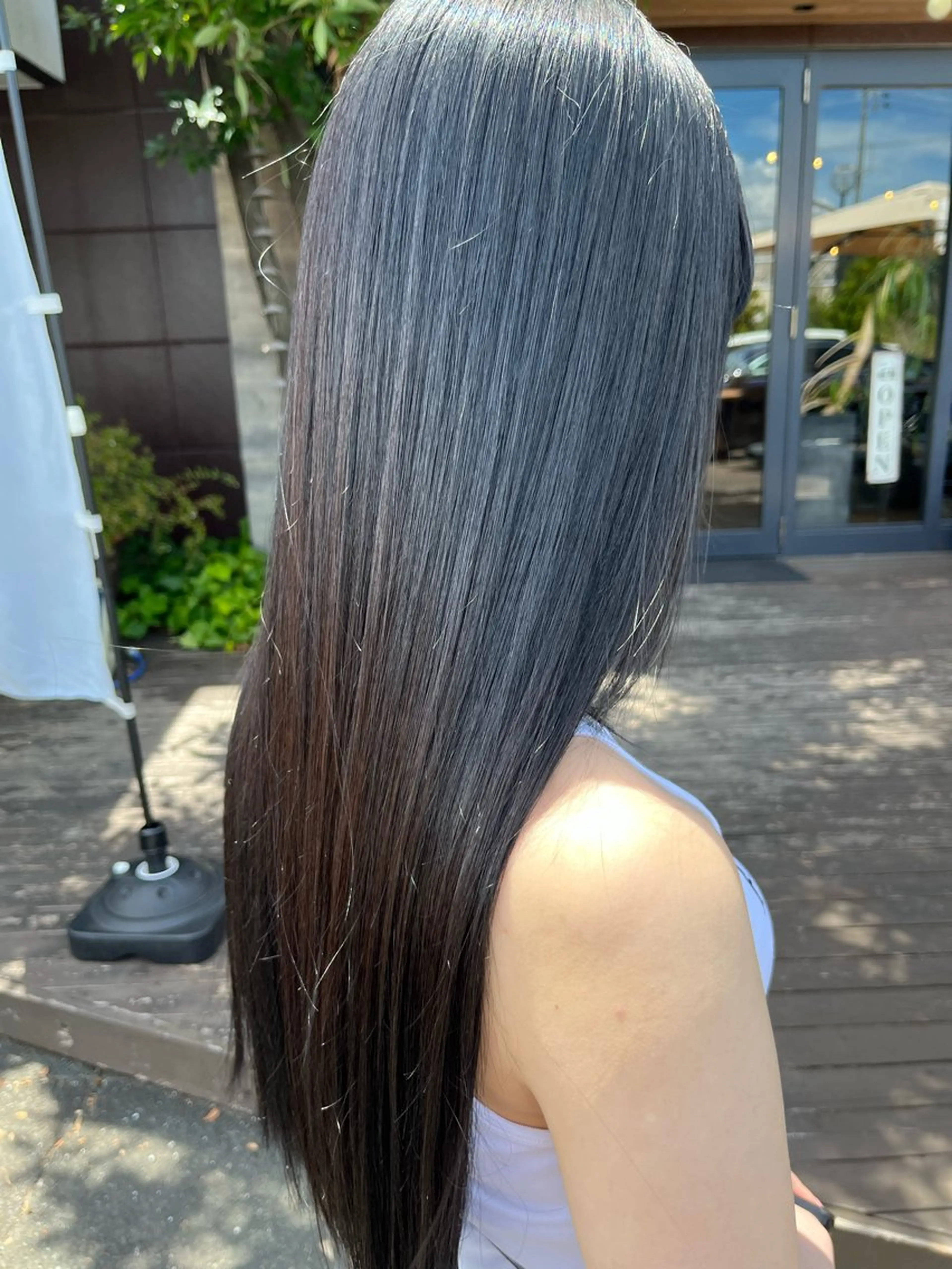 カラー 🩶韓国艶髪🇰🇷 下本夕綺のヘアスタイル