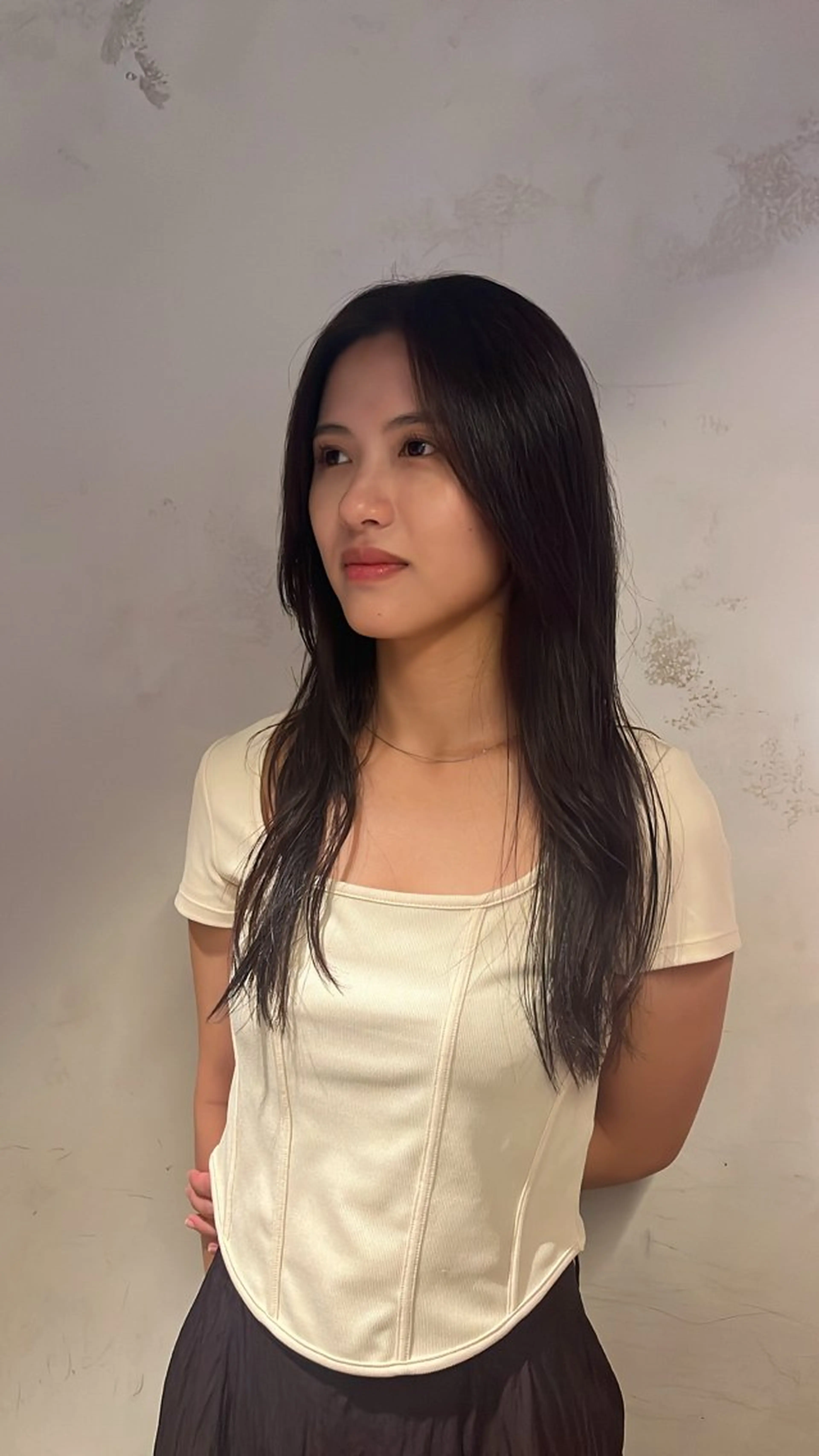 ロング カラー カット ヘアカラー 韓国好き🇰🇷 美容師MIKUのヘアスタイル