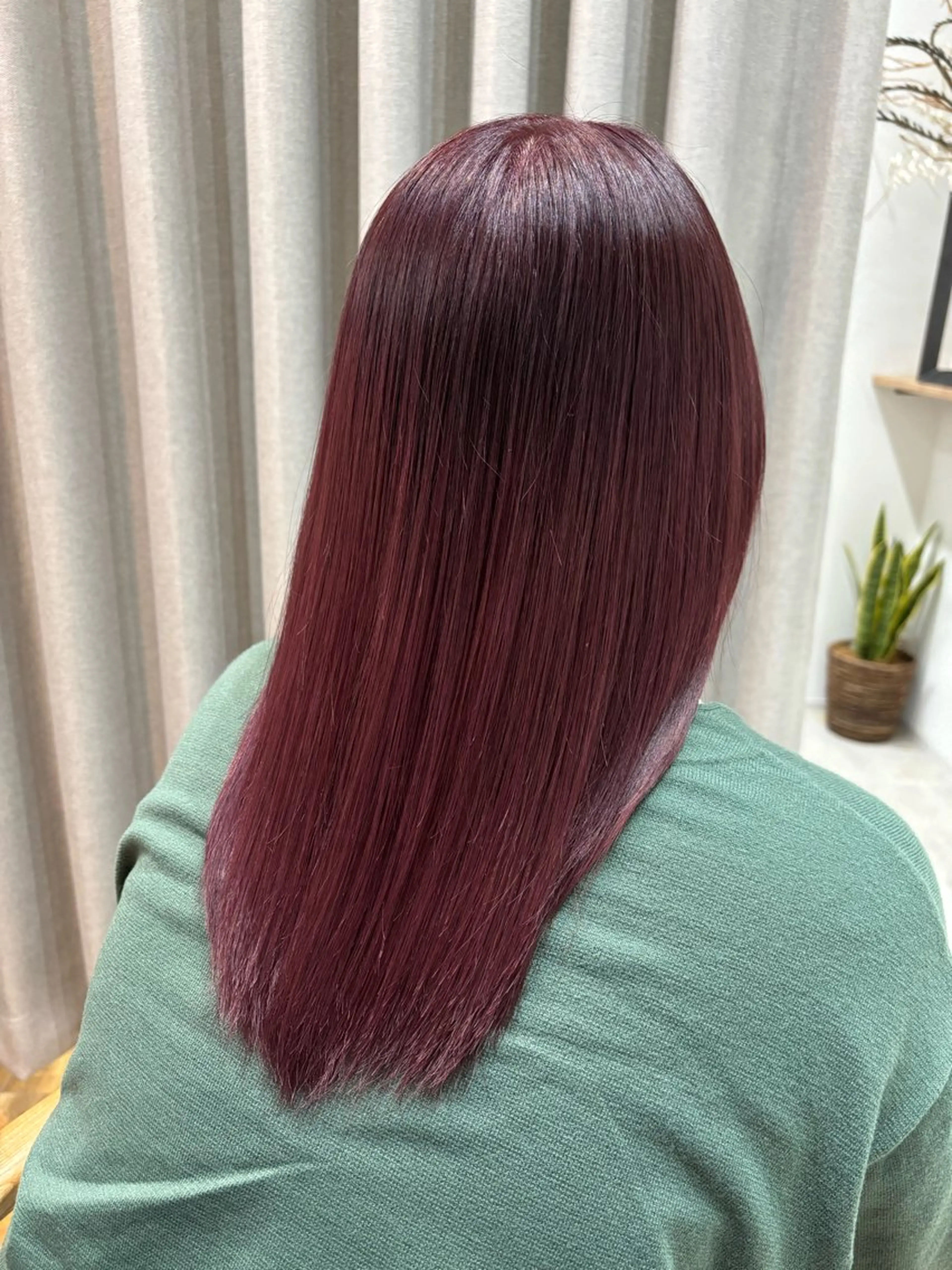 セミロング カラー ピンクカラー 🤍美髪縮毛/髪質 改善/池上夏凜🤍のヘアスタイル