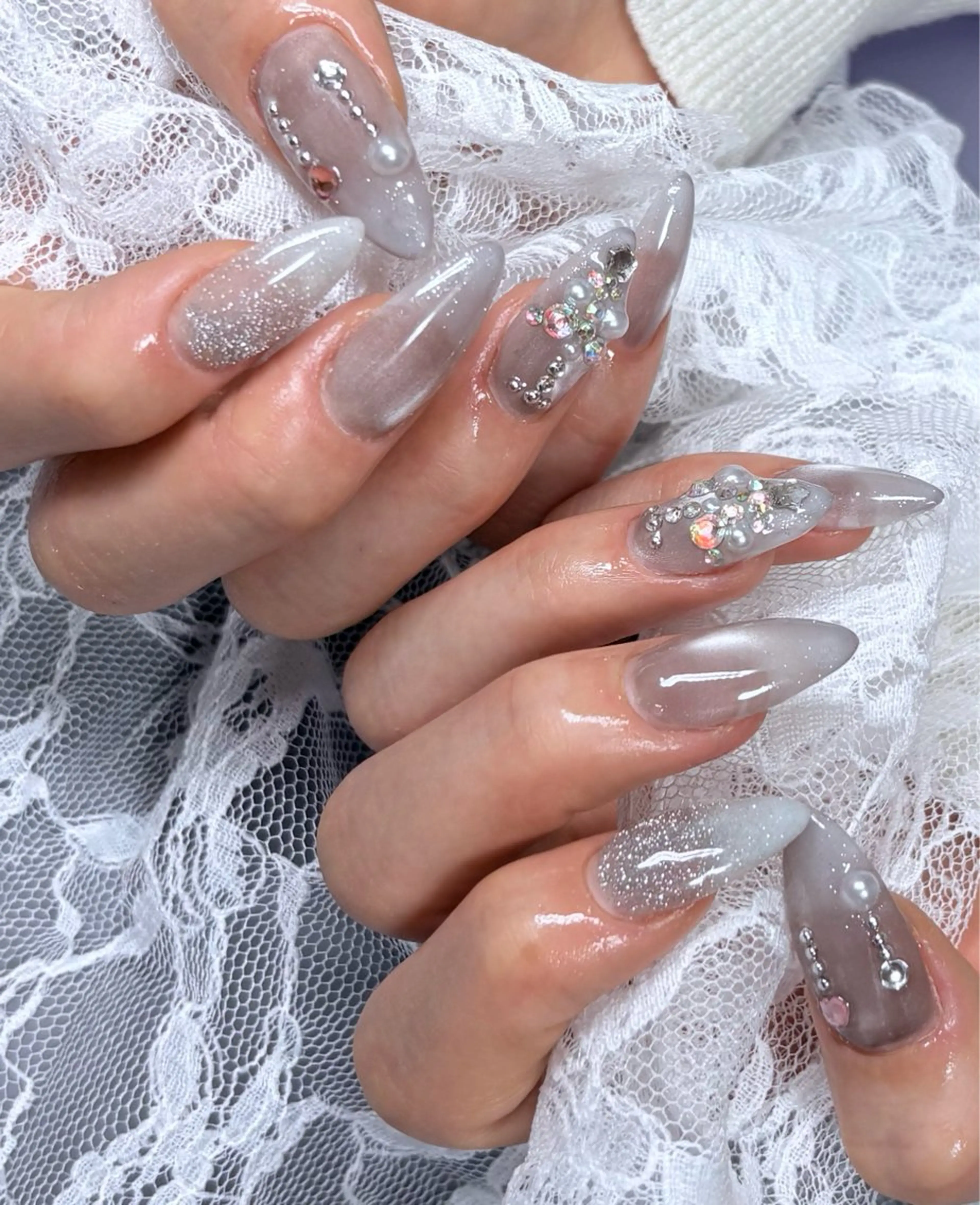 ネイル 冬ネイル クリスマス 自宅サロン mArsのネイルデザイン