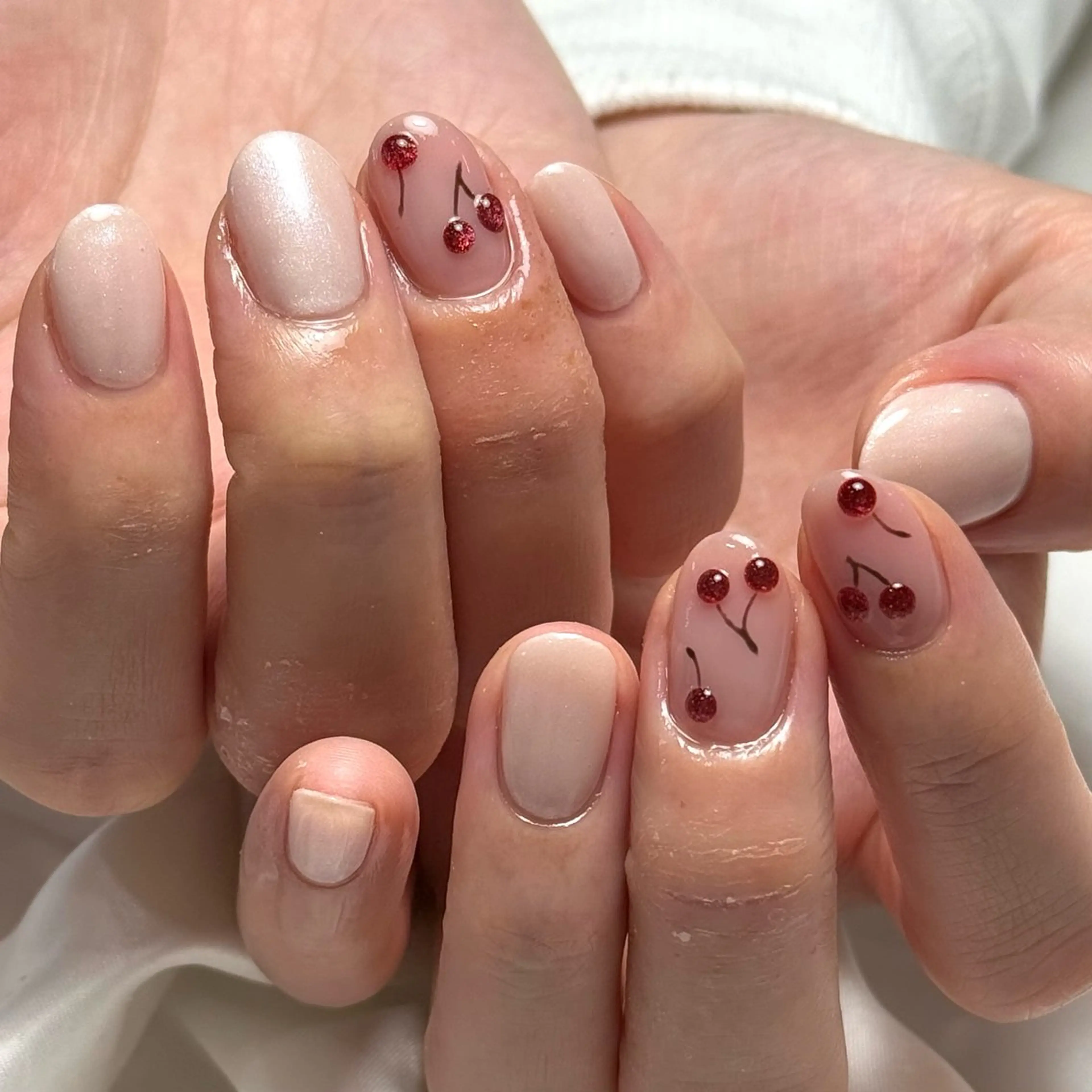 ネイル ぷっくりネイル Ray nail natsu🎀のネイルデザイン