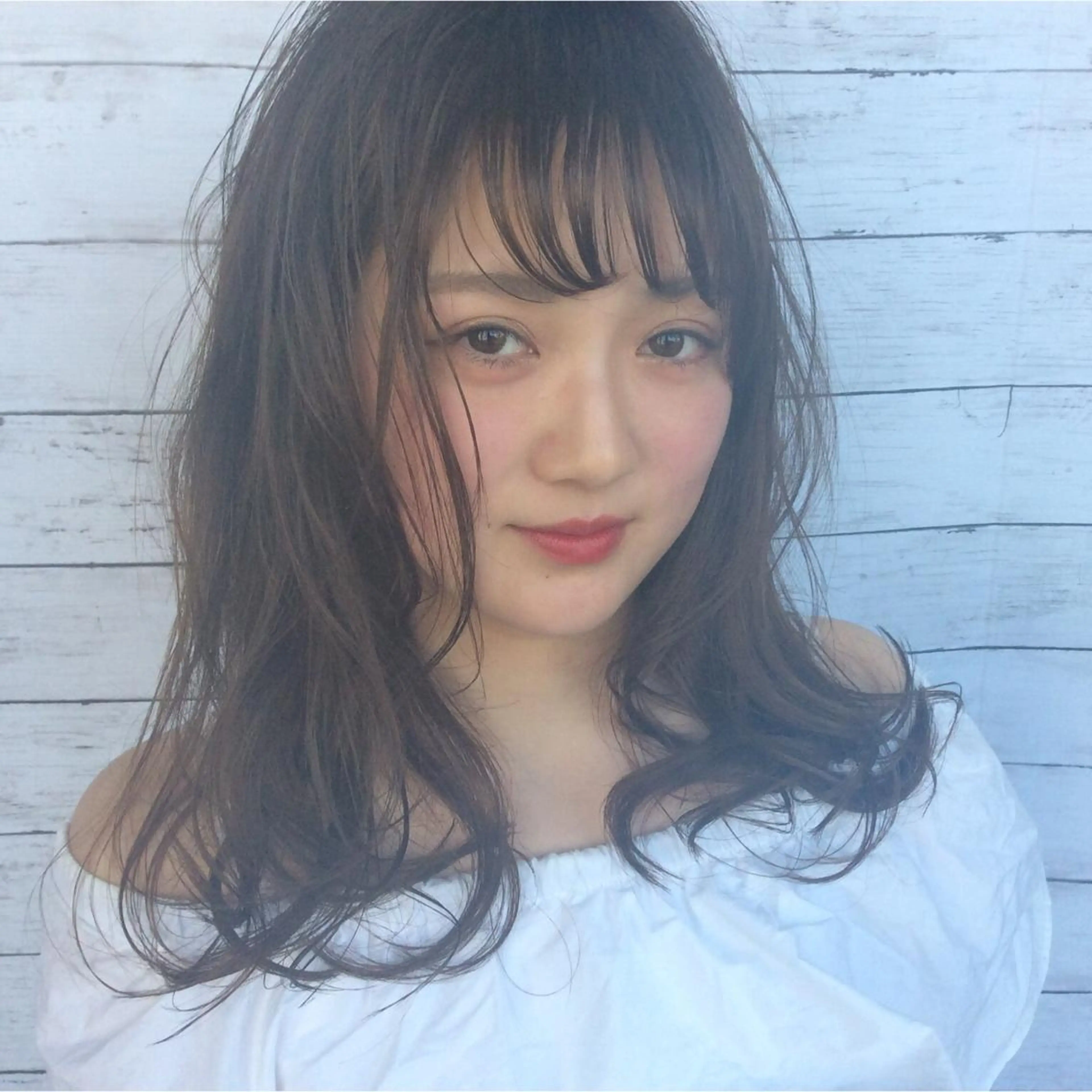 セミロング カラー 日比 貴大/ minim hairのヘアスタイル