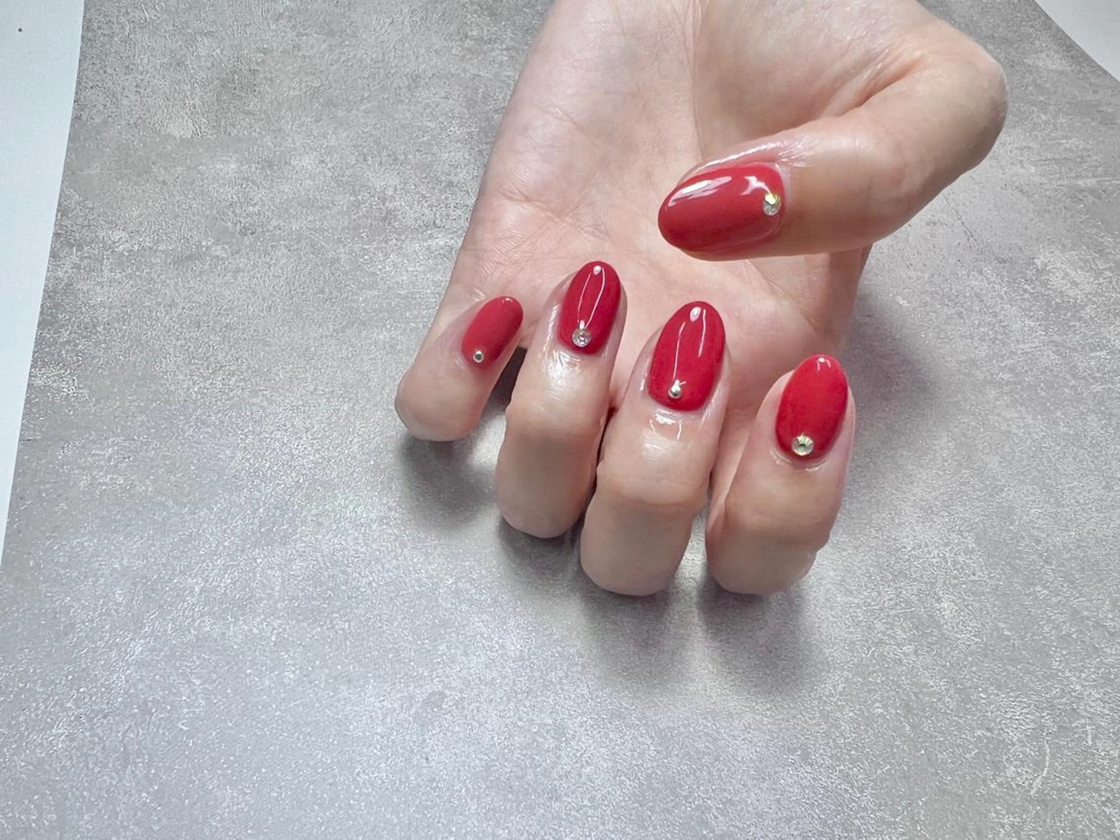 ネイル オーロラネイル ストーンネイル 💐irisée fleur中居のネイルデザイン