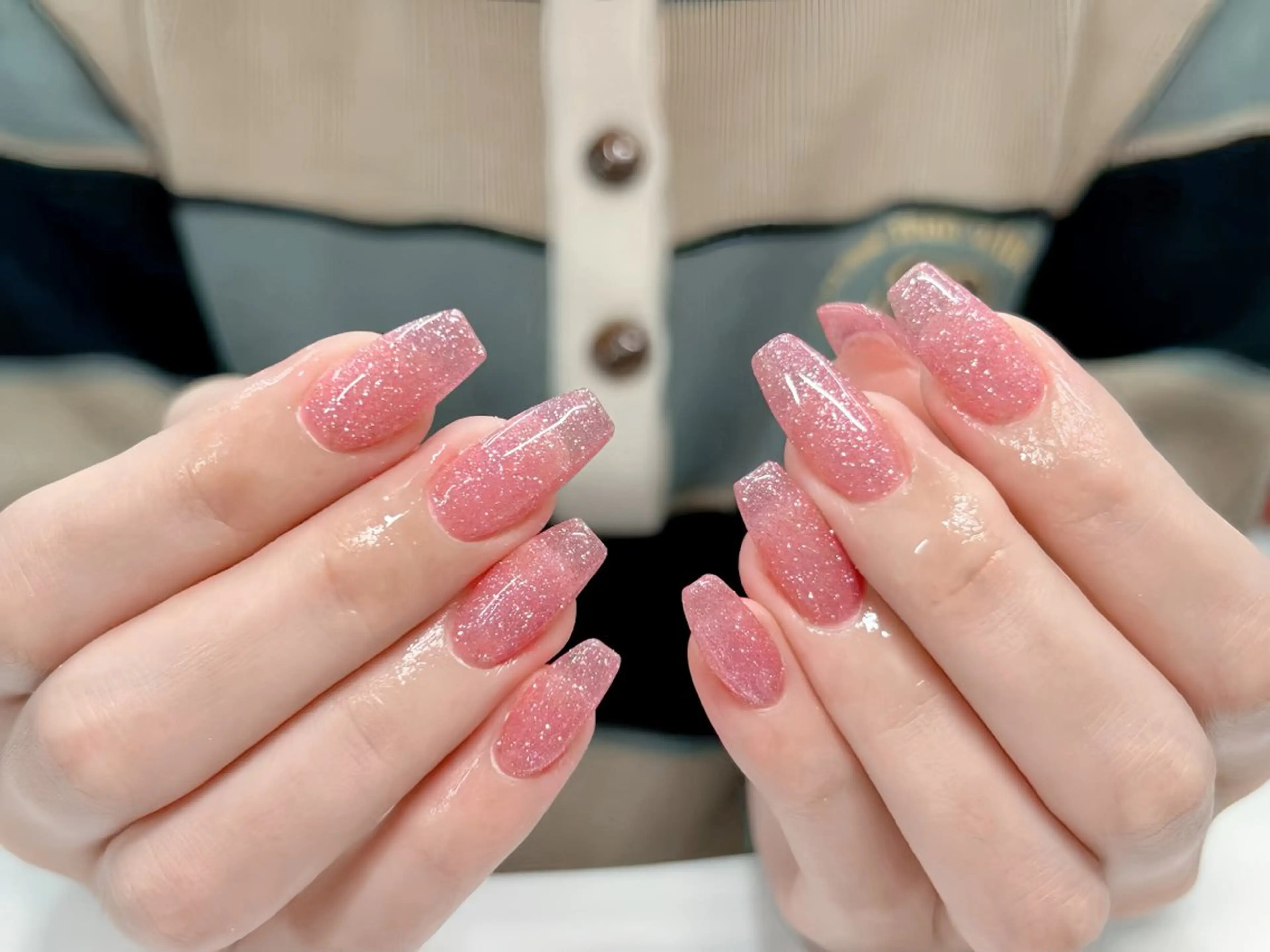 ネイル チークネイル 長さ出し フットネイル フレンチネイル ジェルネイル ハンドネイル Egao Nail錦糸町店のネイルデザイン