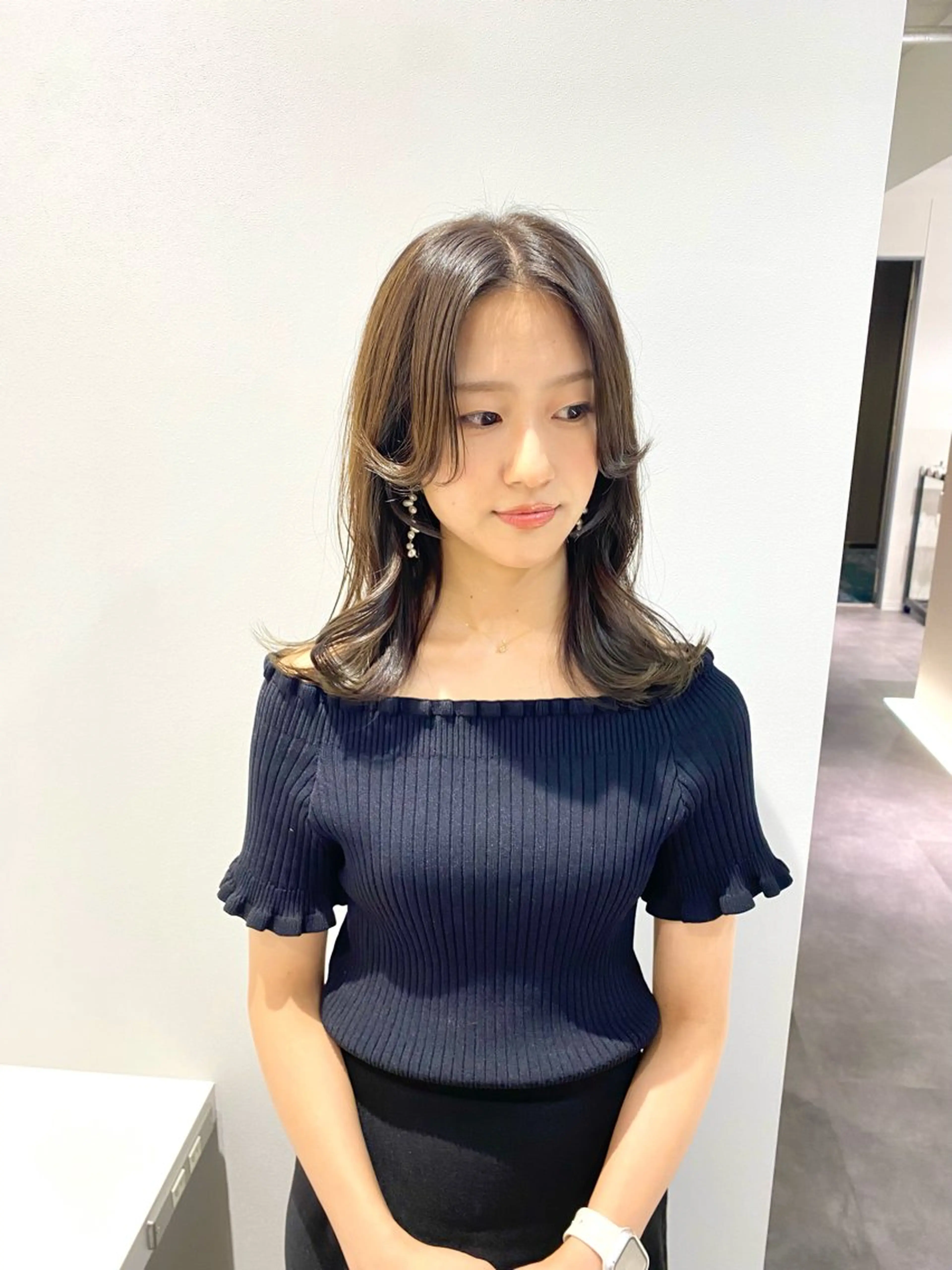 セミロング カラー 絹髪質感TR💫 レイヤーカット/熊澤のヘアスタイル