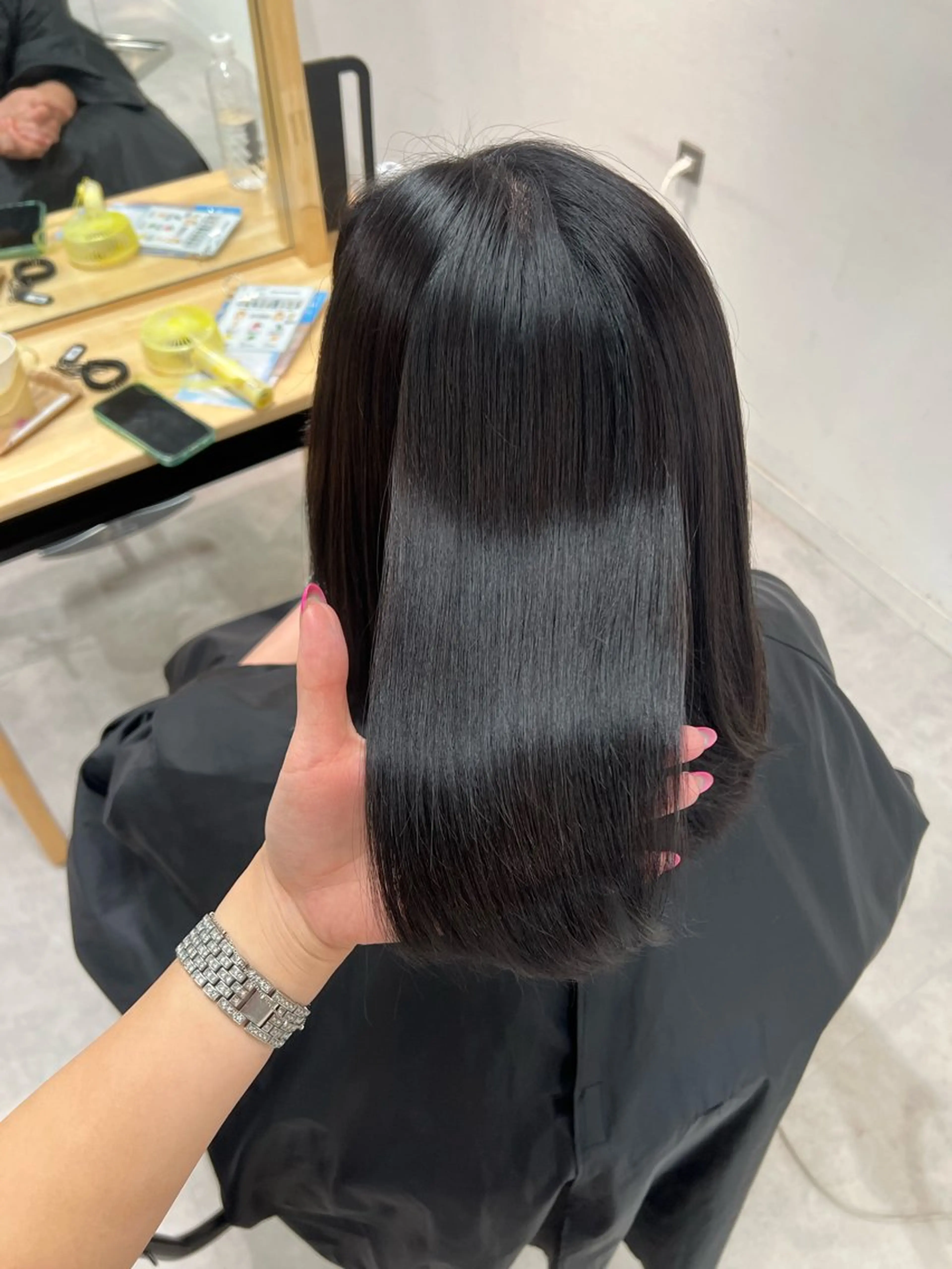 カラー ヘアカラー 晶／艶髪カラー ／トリートメントのヘアスタイル