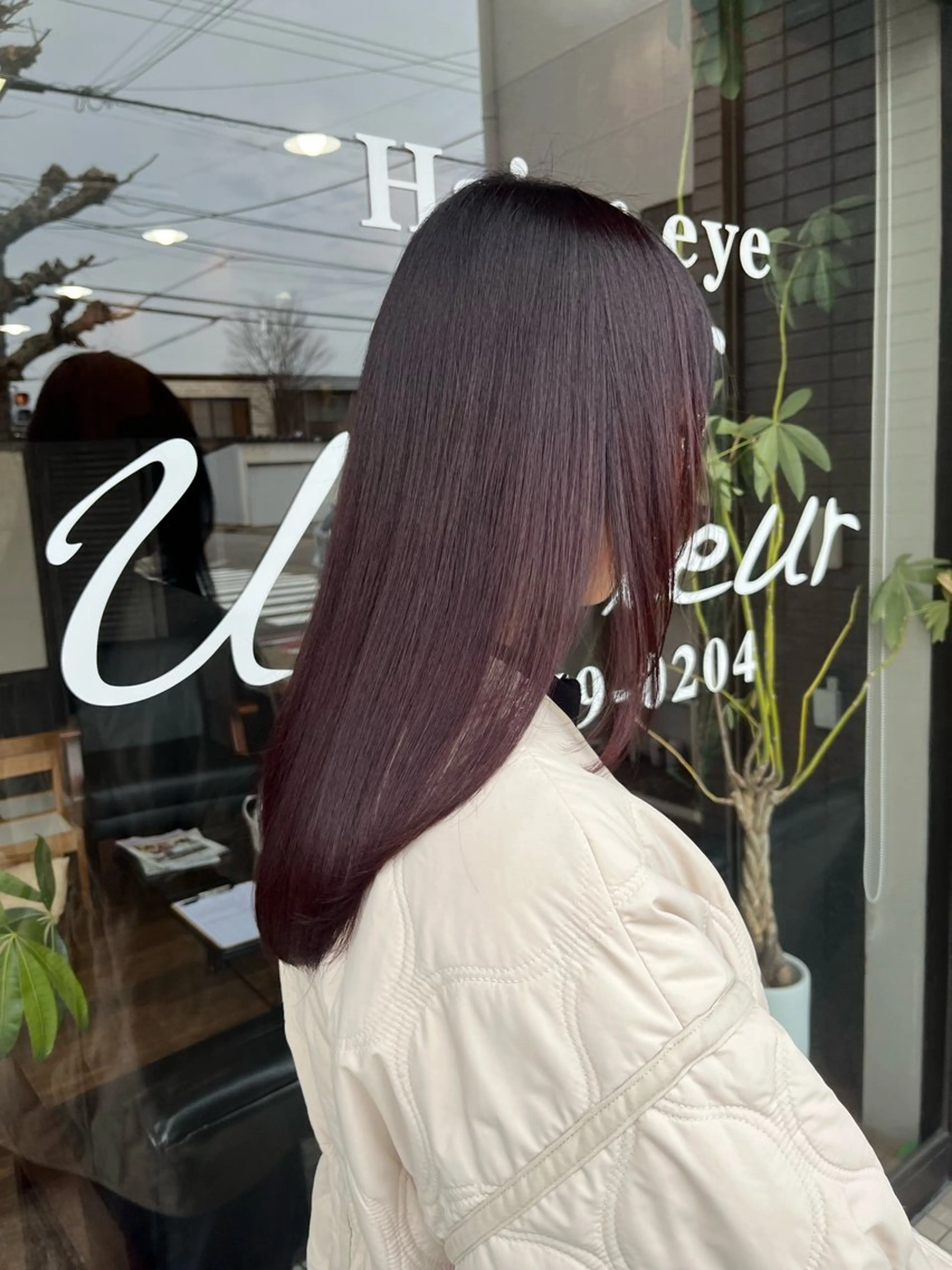 セミロング Un Fleur所属・立野 希沙のヘアスタイル