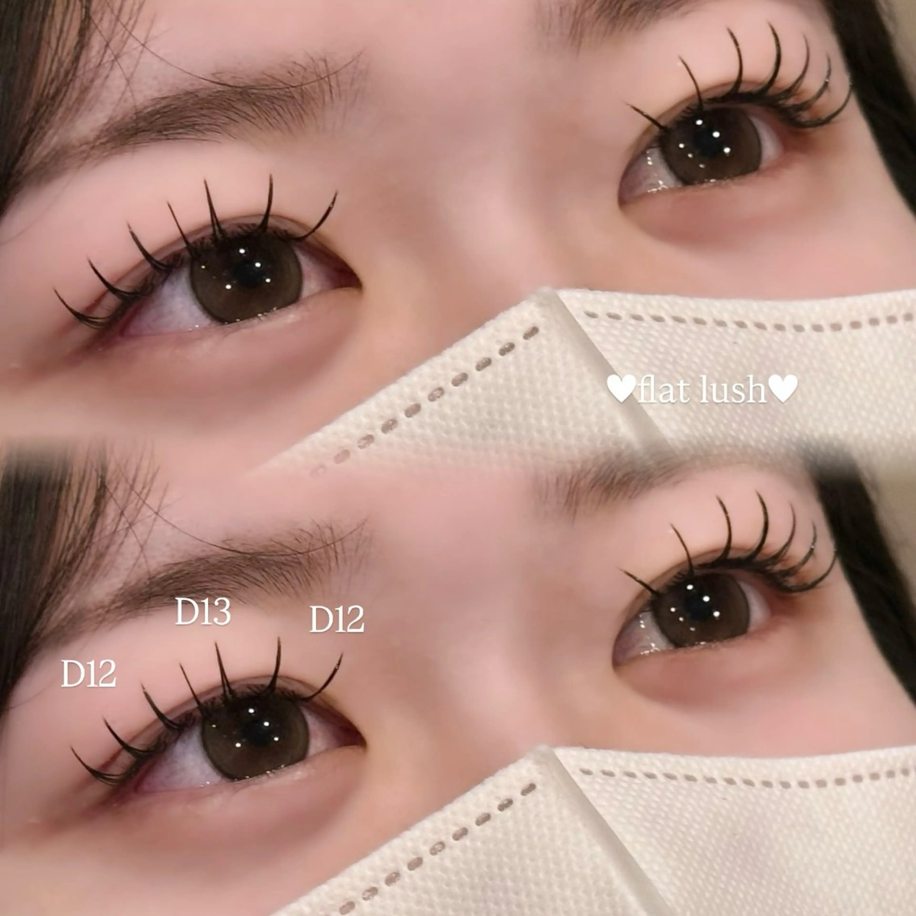 マツエク・マツパ フラットラッシュ マツエク REVE *.+ﾟ 湯元 音色のマツエク・マツパデザイン