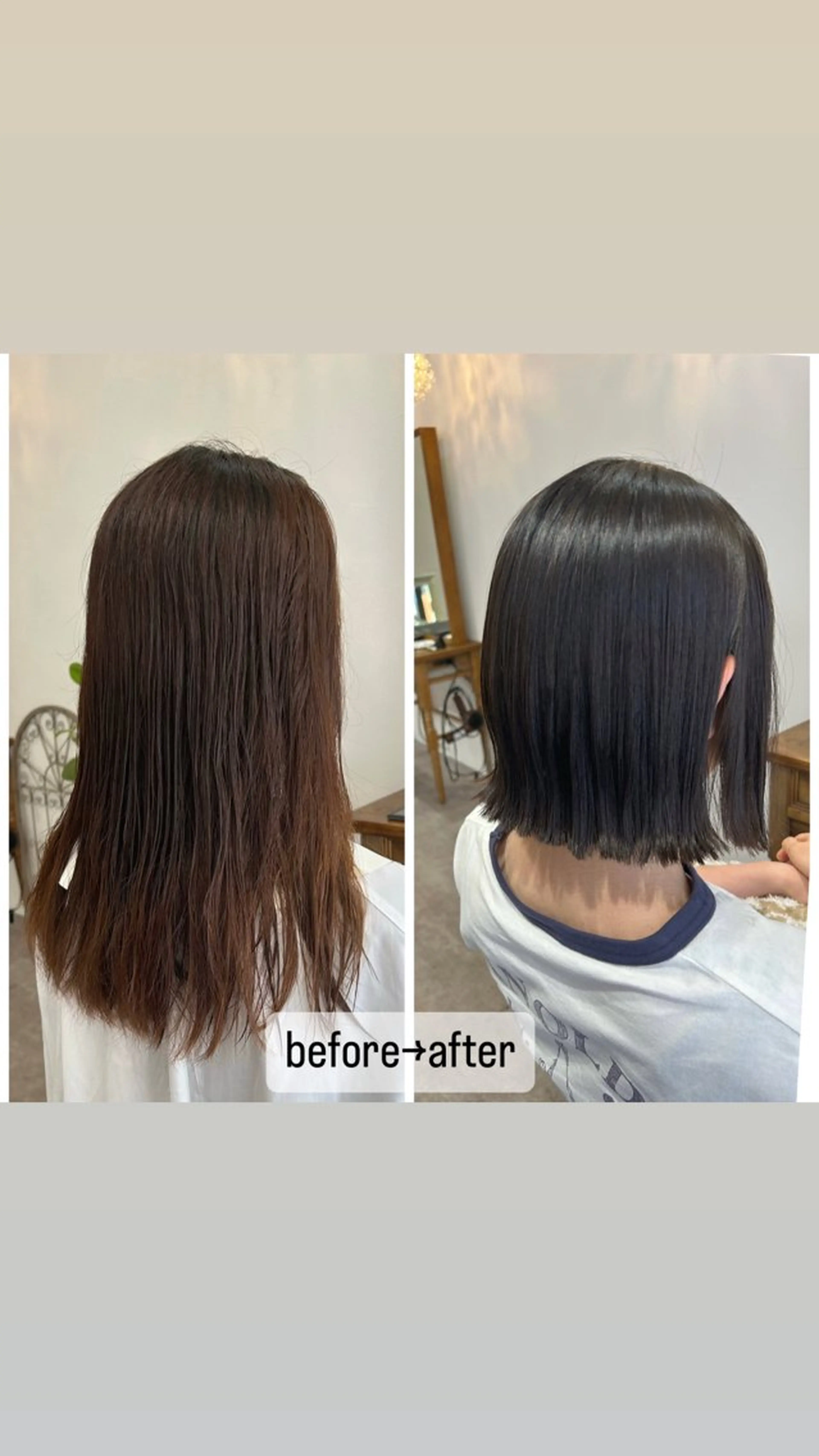 ショート カット 縮毛矯正 トリートメント Vivie.所属・新都心個室サロン/ 古波蔵美奈のヘアスタイル