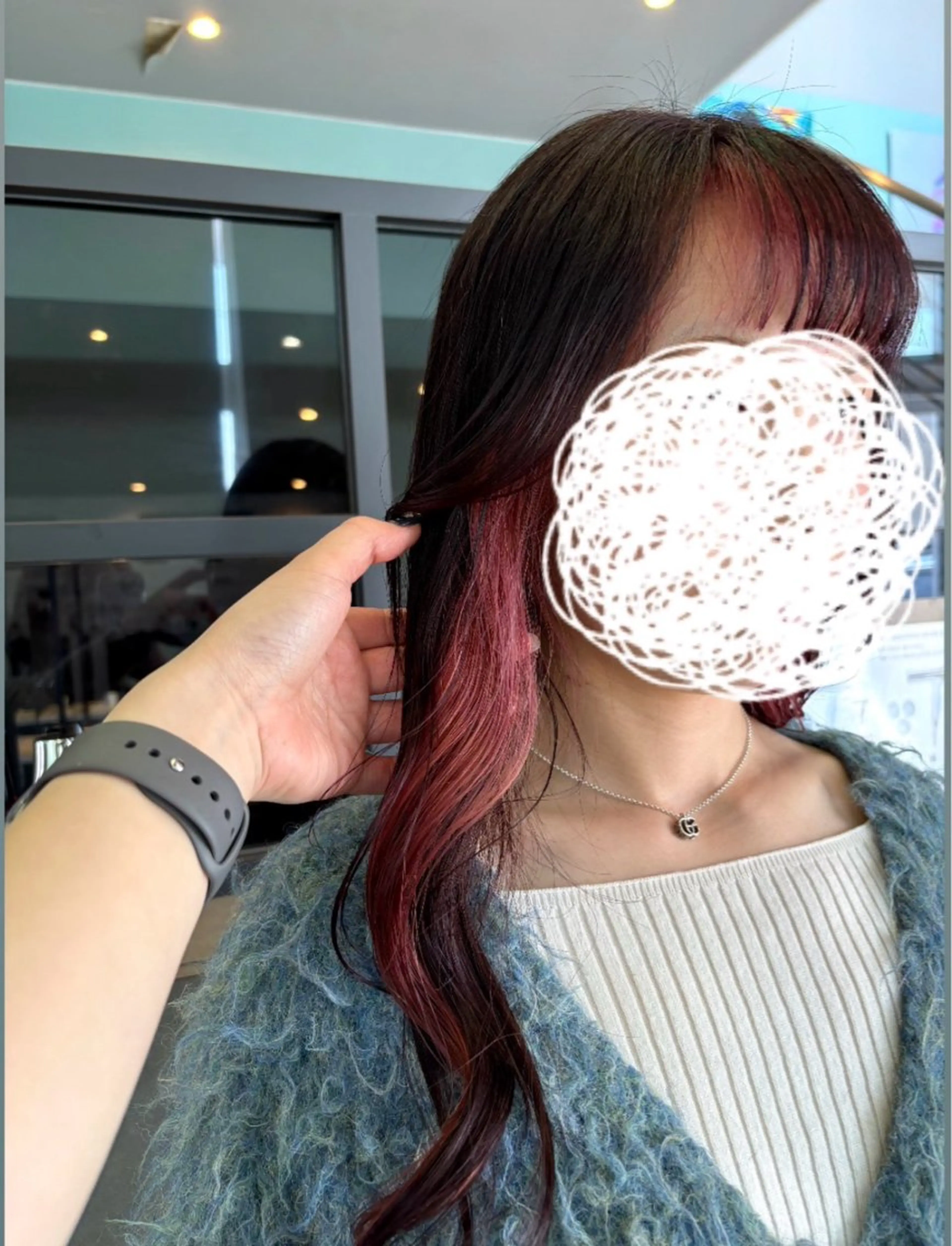 ロング ヘアカラー 古田 穂香/似合わせカラーのヘアスタイル