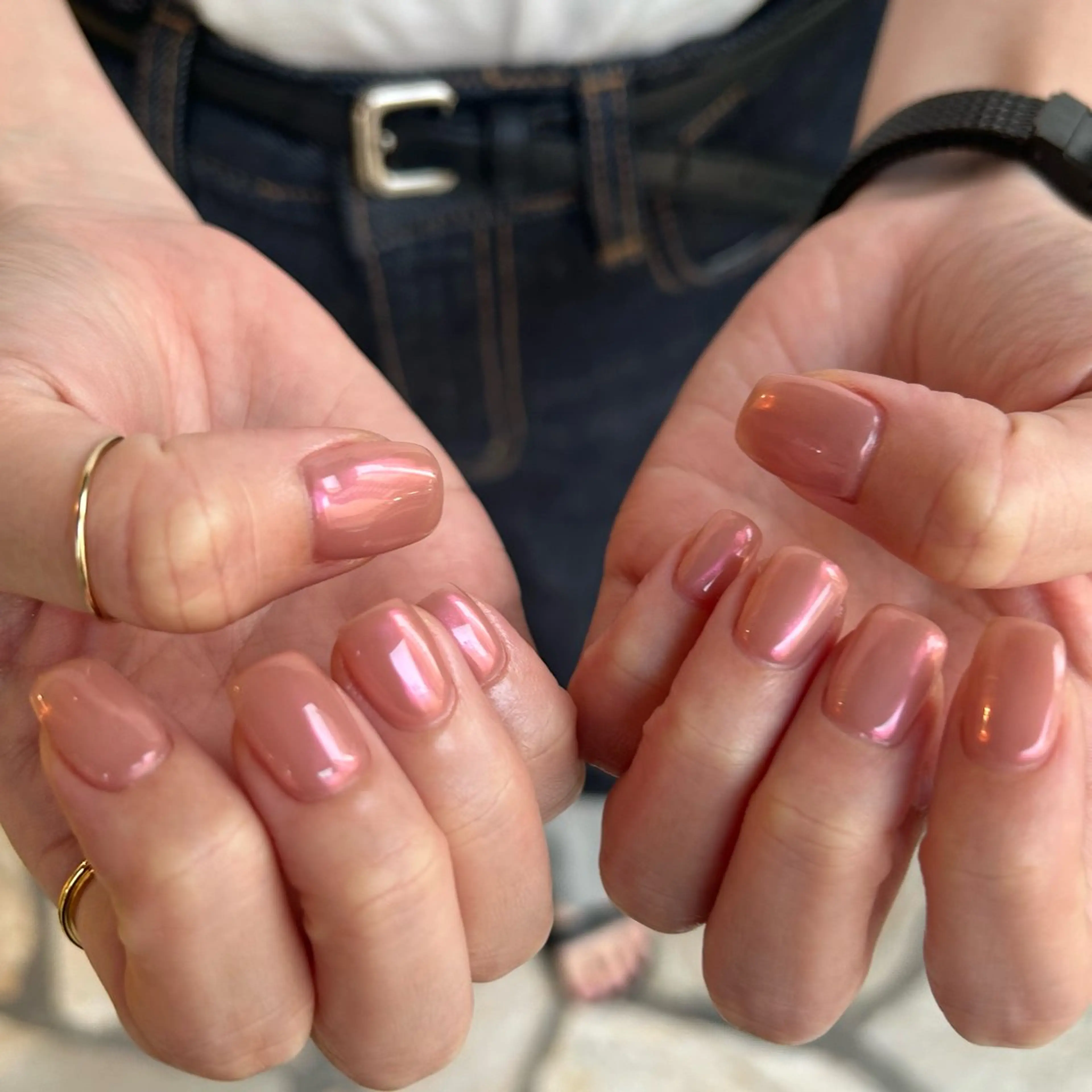 ネイル オーロラネイル 野口 姫和のネイルデザイン