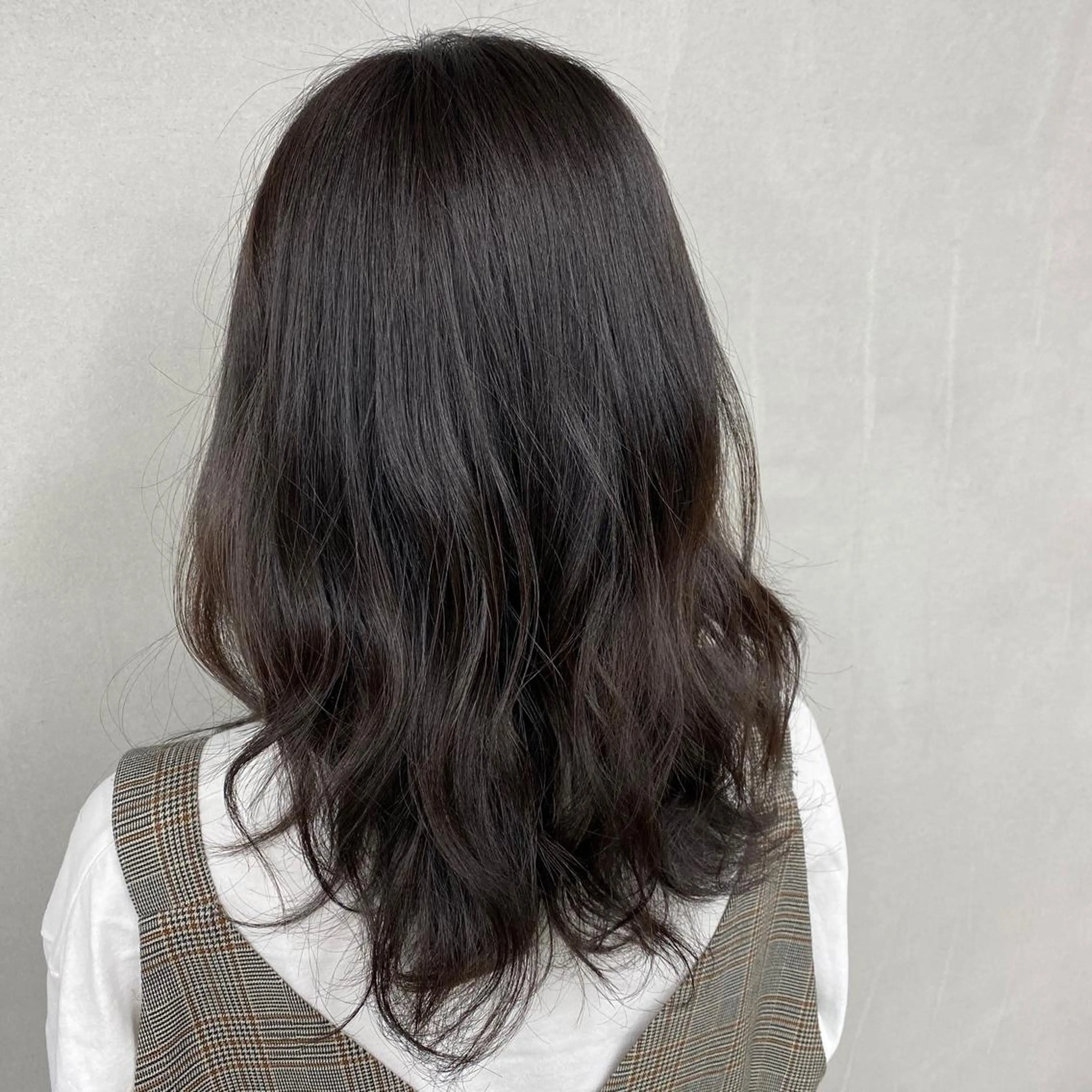 ミディアム カラー ヘアアレンジ 平川 夏海のヘアスタイル
