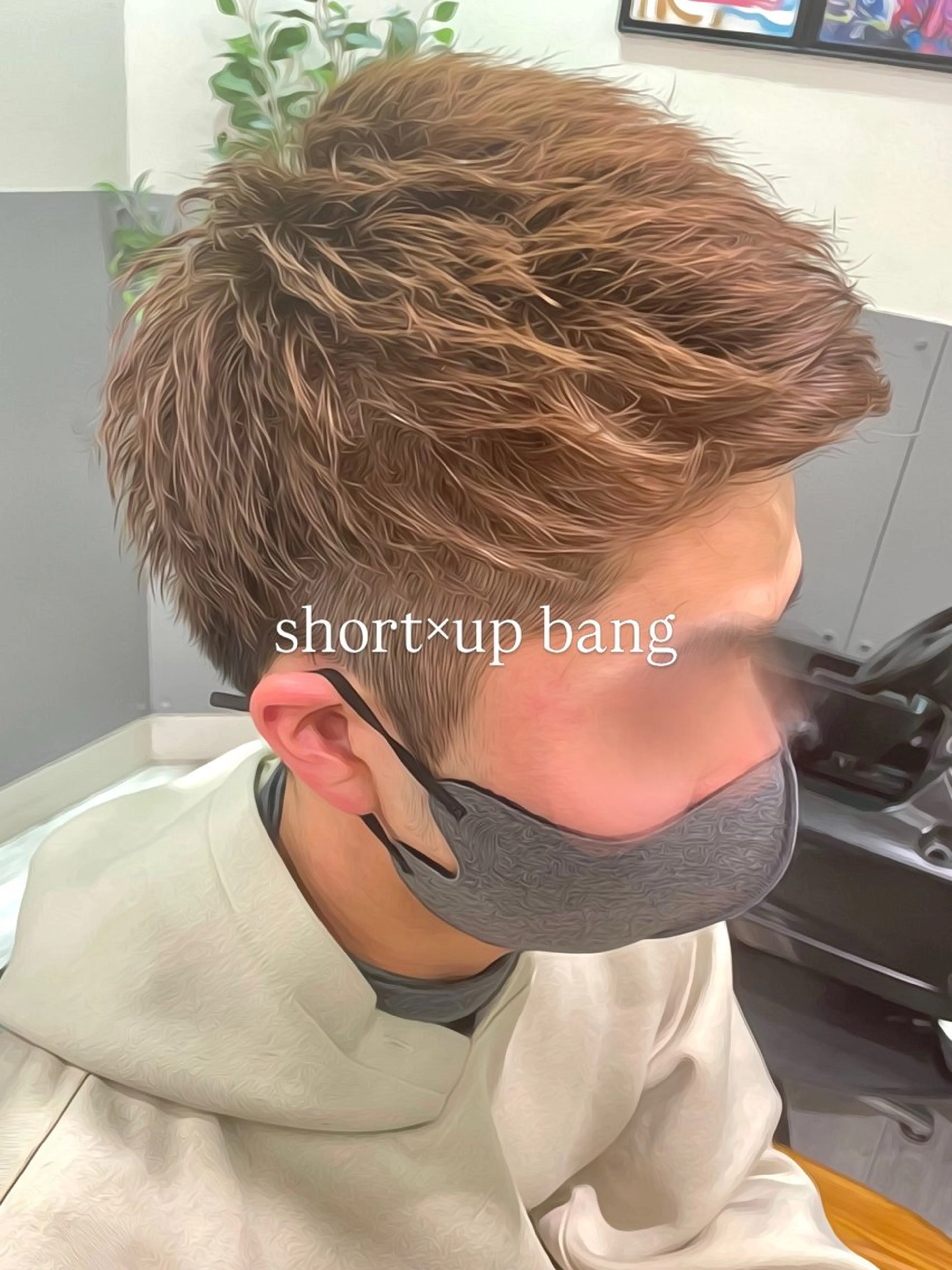 メンズ アップバング ツーブロック theB🎀 🫧chinamiのヘアスタイル