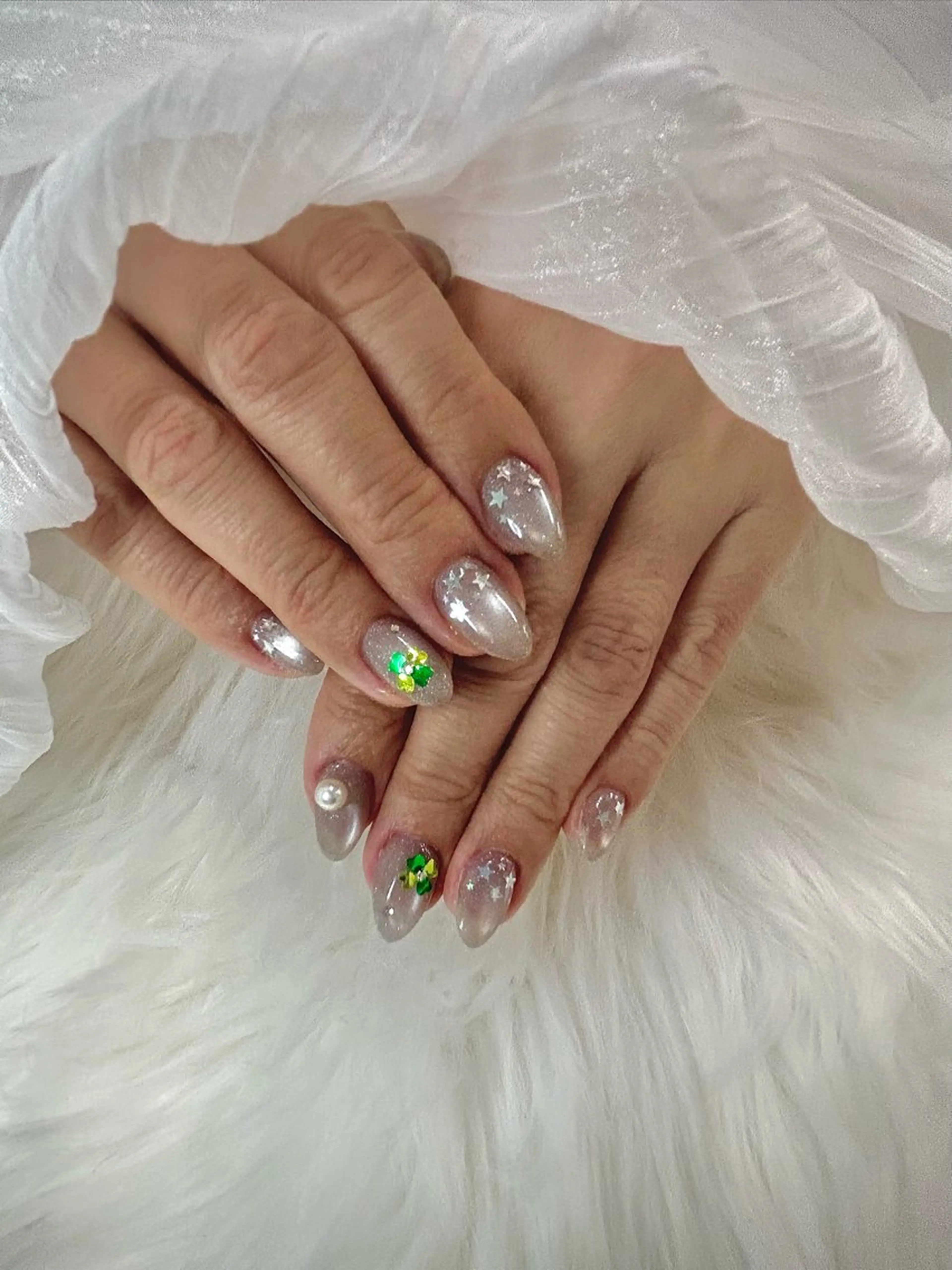 ネイル マグネットネイル ハンドネイル NENE nailのネイルデザイン