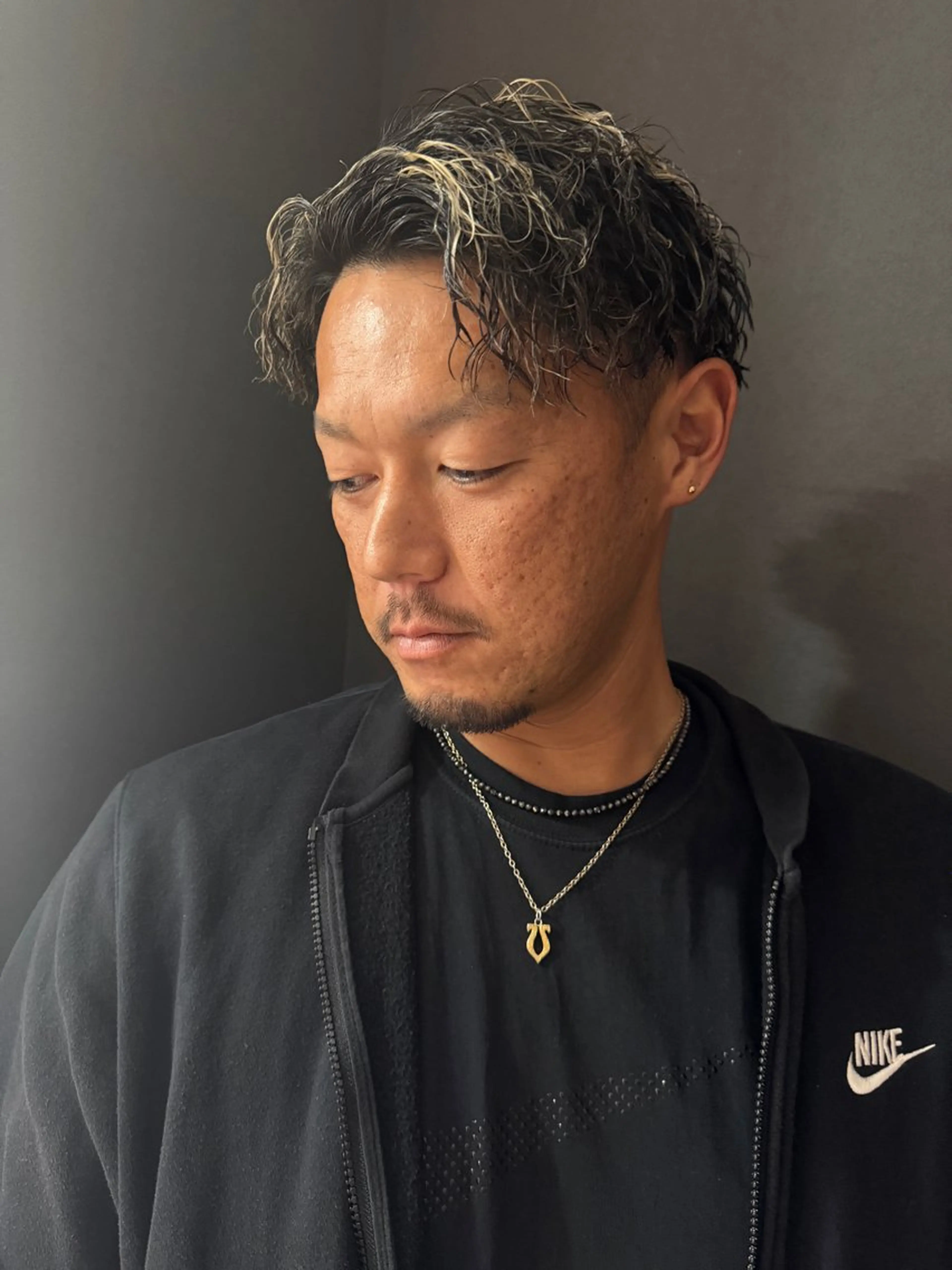 ミディアム メンズ カット ヘアカラー ✨メンズ支持率no1 野上✨のヘアスタイル