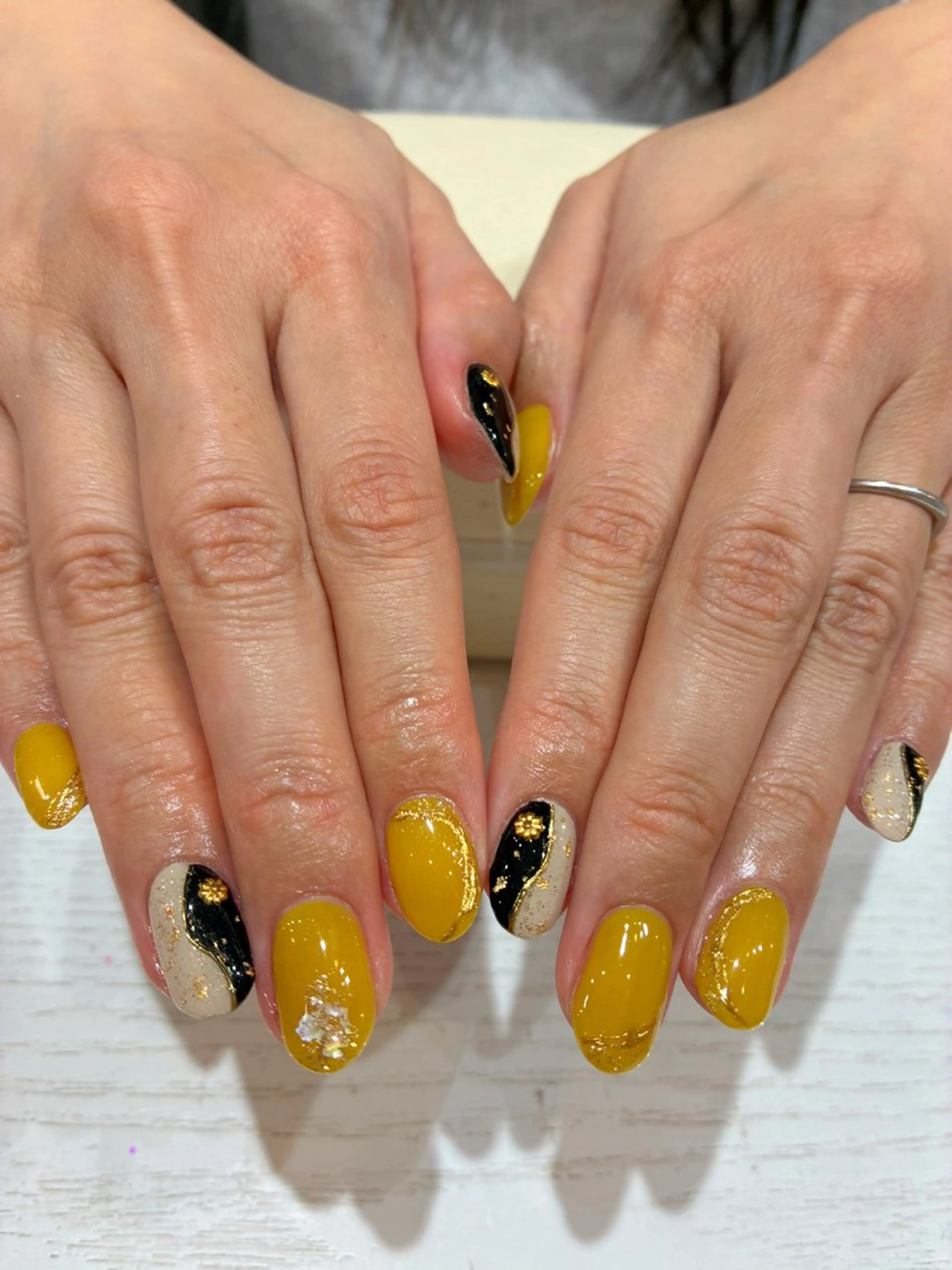 ネイル 持ち込み Nest 岩崎のネイルデザイン