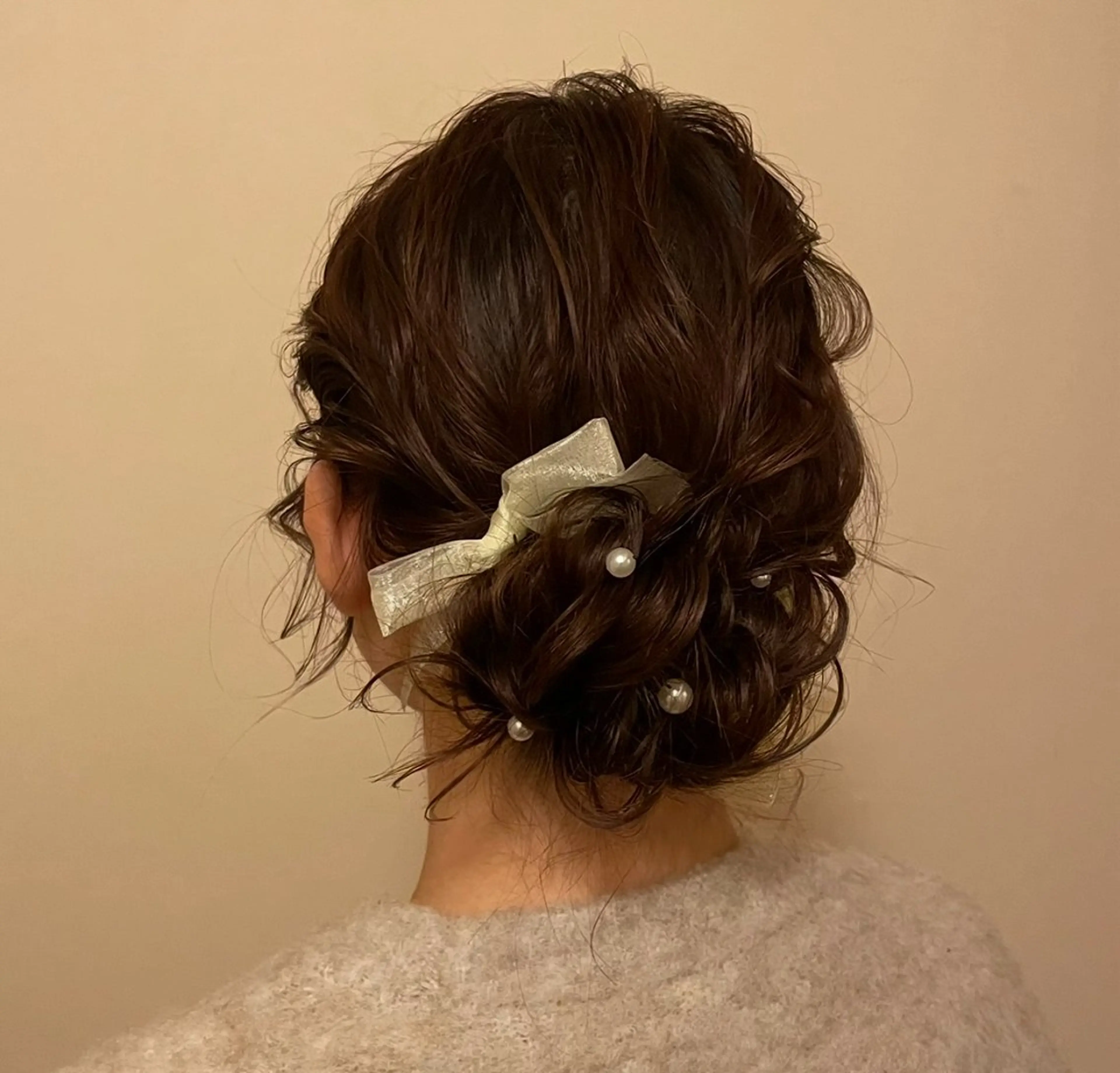 ヘアアレンジ ヘアセット 土山 咲々乃のヘアスタイル