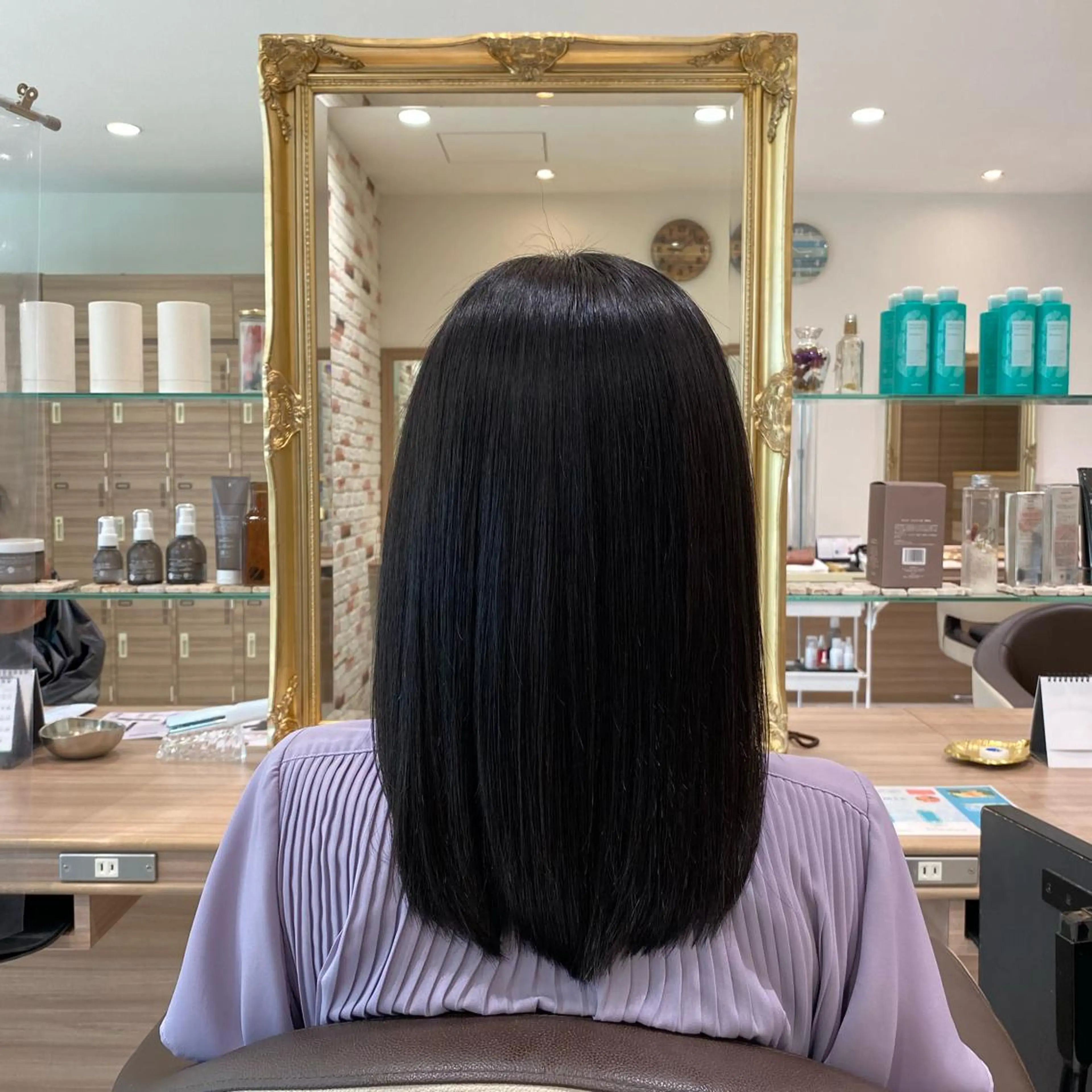 セミロング トリートメント ✨美髪/縮毛矯正 講師 /塚田健✨のヘアスタイル