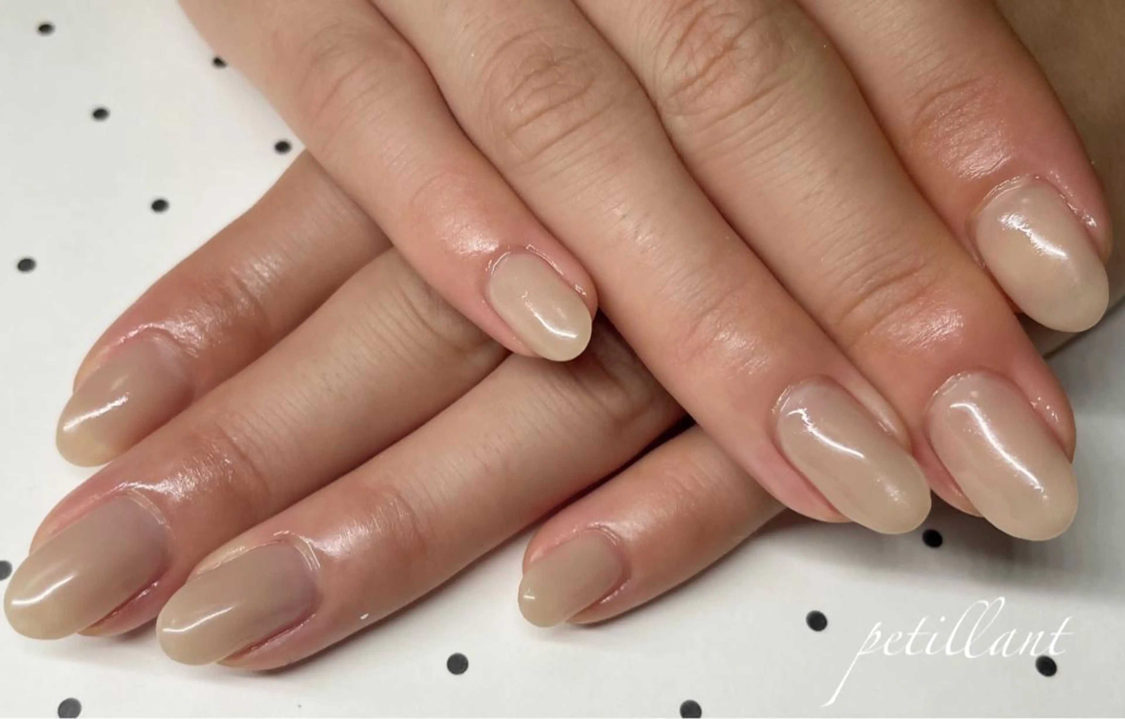 ネイル ワンカラーネイル nail salon petillantのネイルデザイン