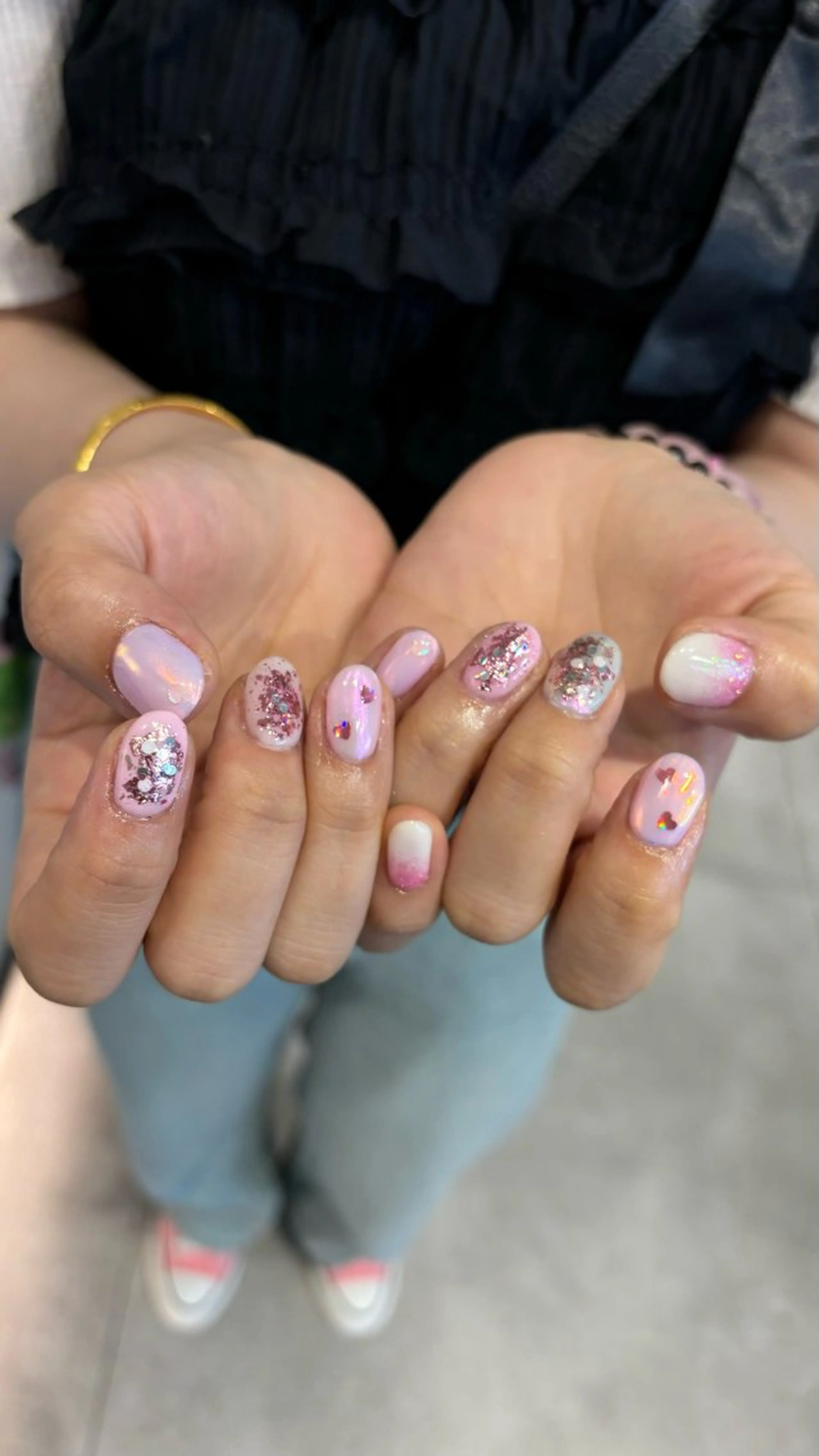 ネイル ハンドネイル ハイトーン/レイヤー nail 百咲💌のヘアスタイル