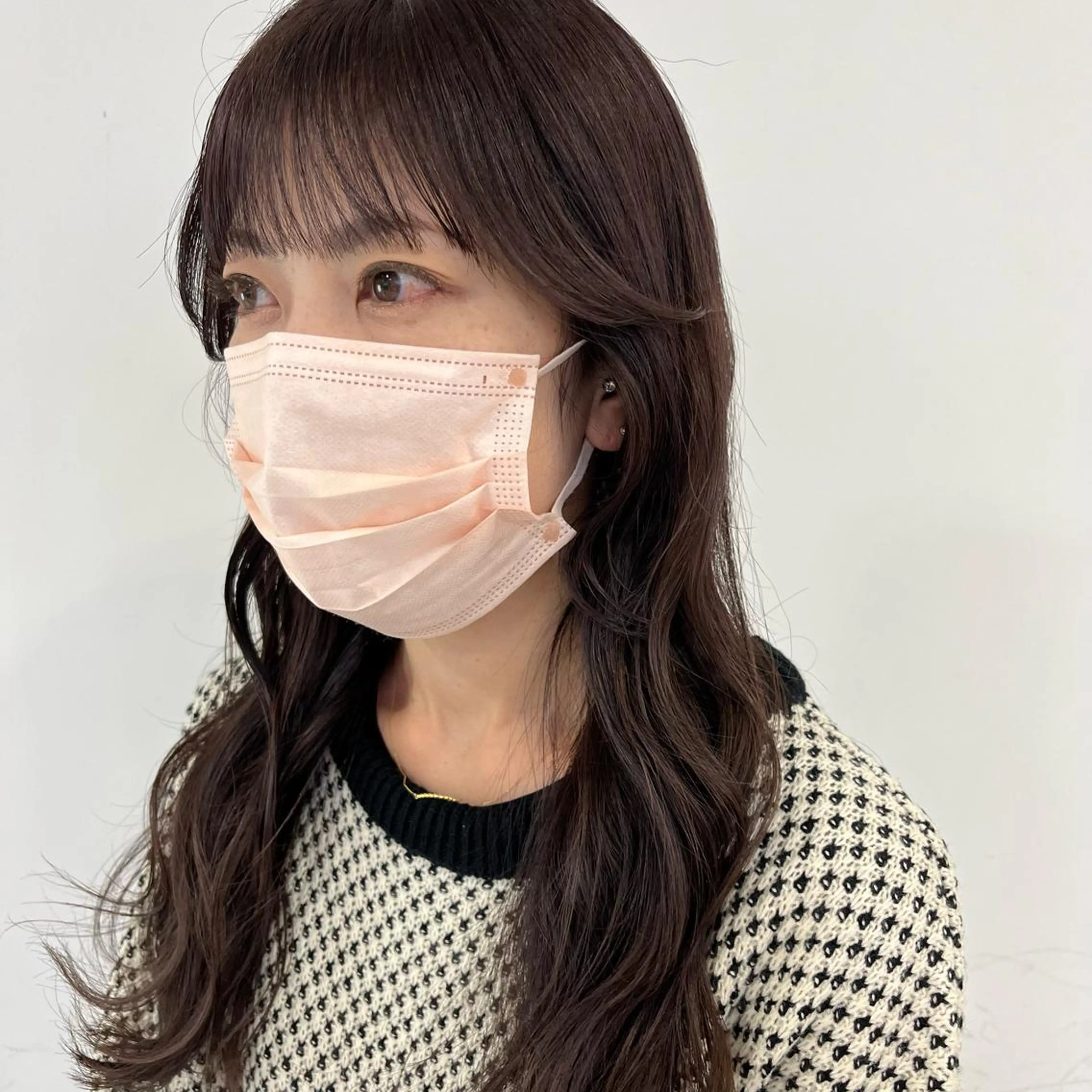 ロング カラー ピンクカラー 顔周りカット カット ヘアカラー トリートメント SOYON 🤍CHIZU🤍.のヘアスタイル