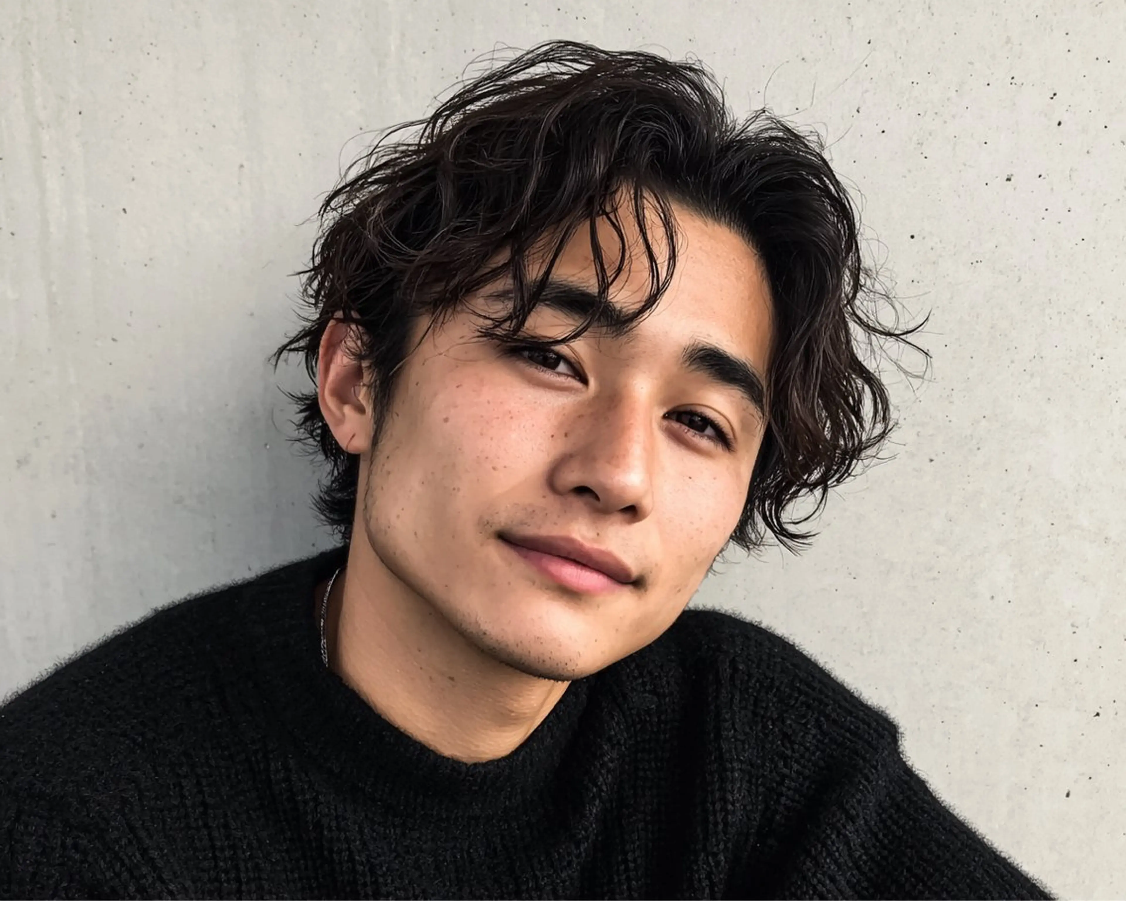 ショート パーマ メンズ メンズパーマ シャドーパーマ ツイストスパイラルパーマ スパイラルパーマ ツイスパ/波巻き対応 メンズ特化　石川愛理のヘアスタイル